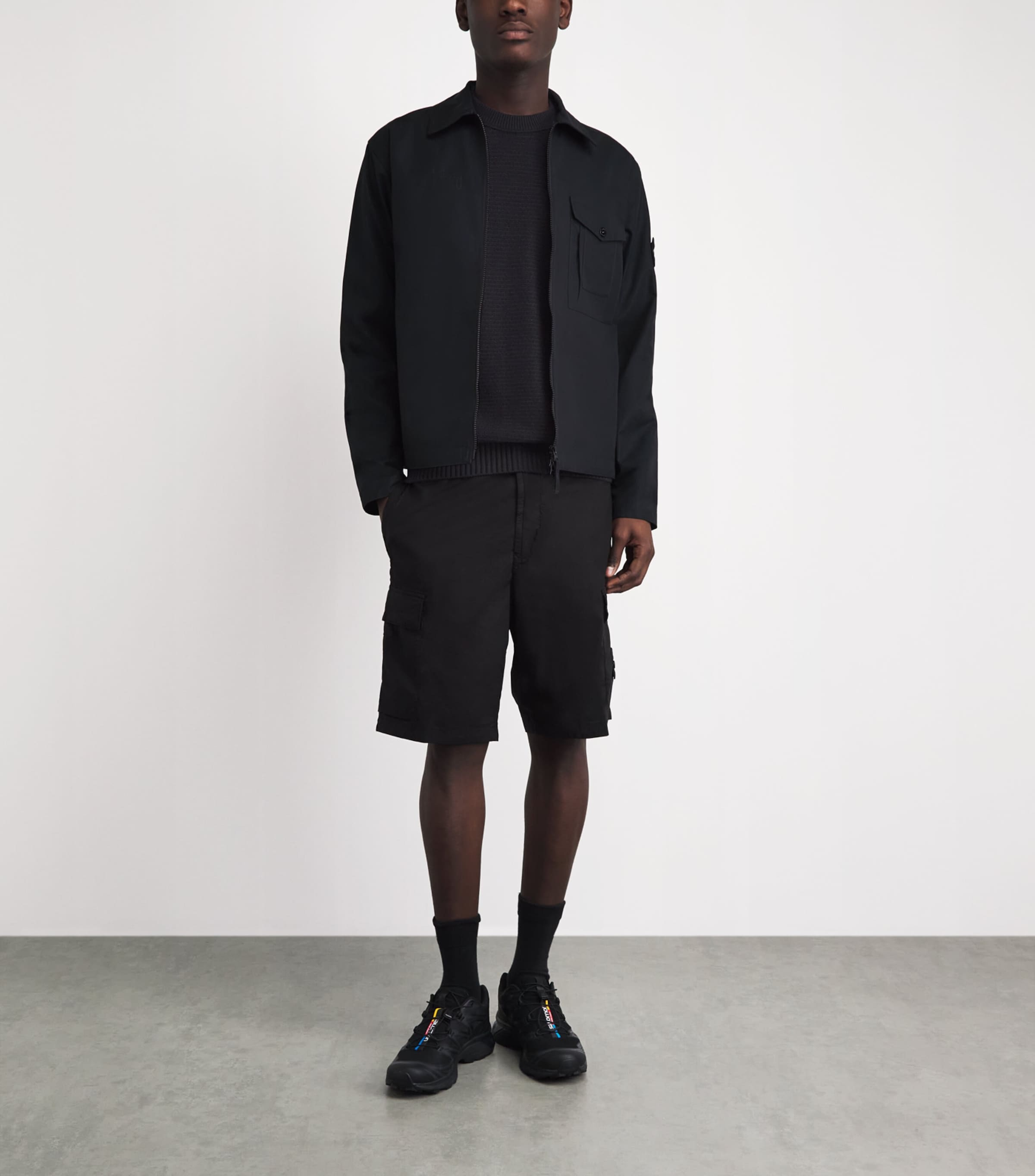 Stone Island Mens Cotton-Cashmere Ghost Sweater Image 2