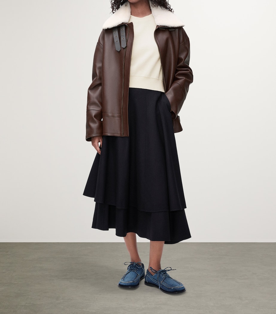 Wool Anagram Sweater ECRU Image 2