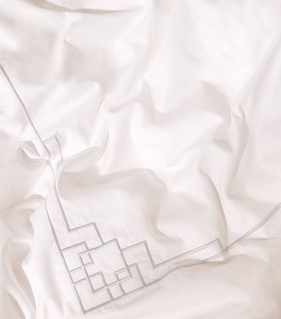 Walverden Super King Duvet Cover Set (260cm x 220cm) WHITE Image 6