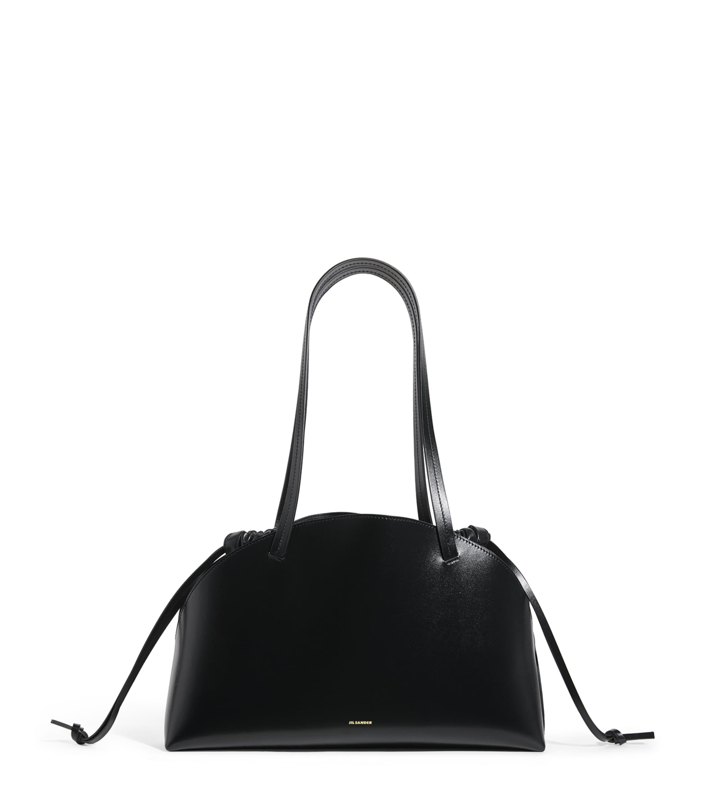 Jil Sander Medium Leather Curve Shoulder Bag | Harrods US