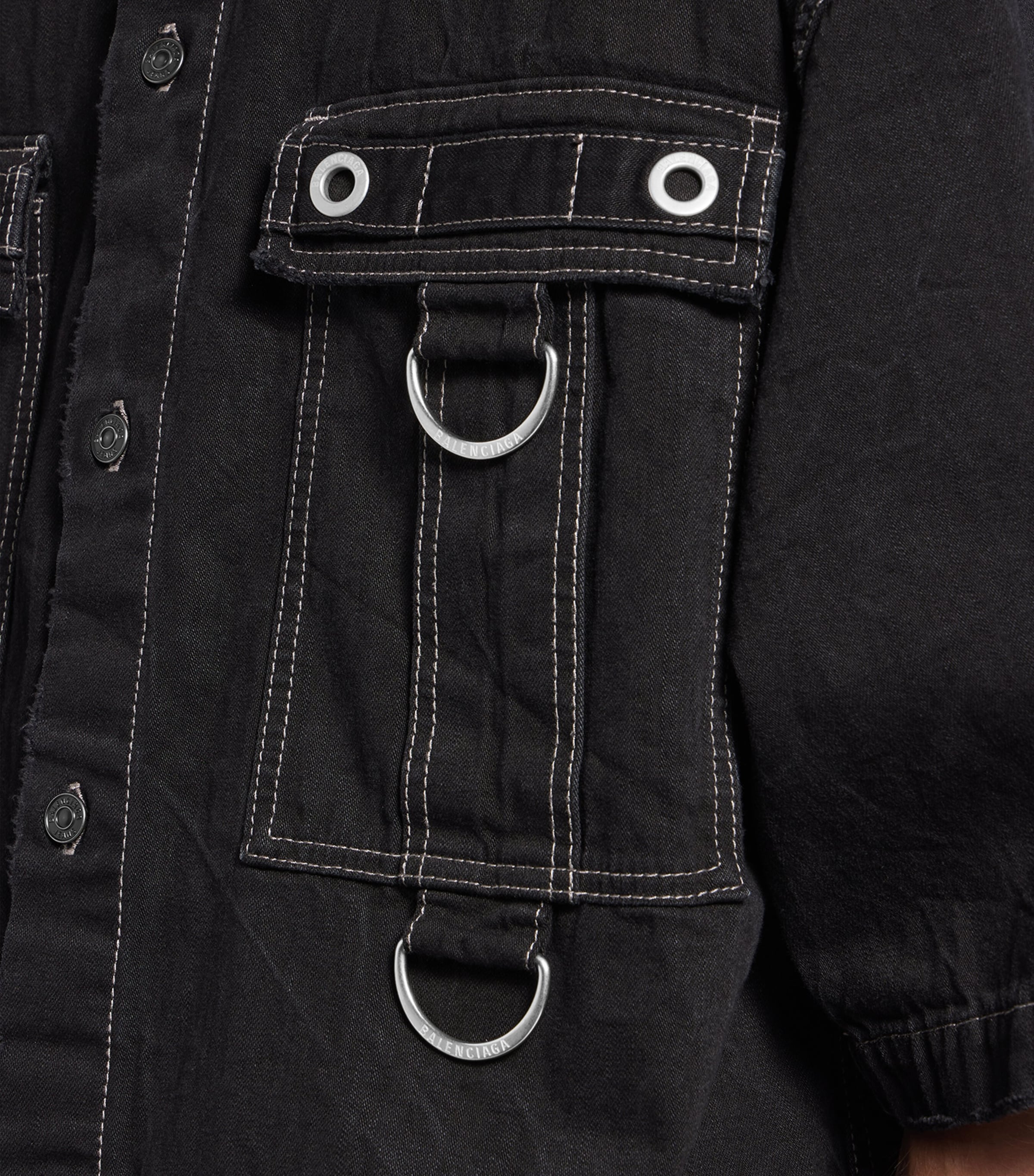 Distressed D-Ring Shirt 1071 Image 7