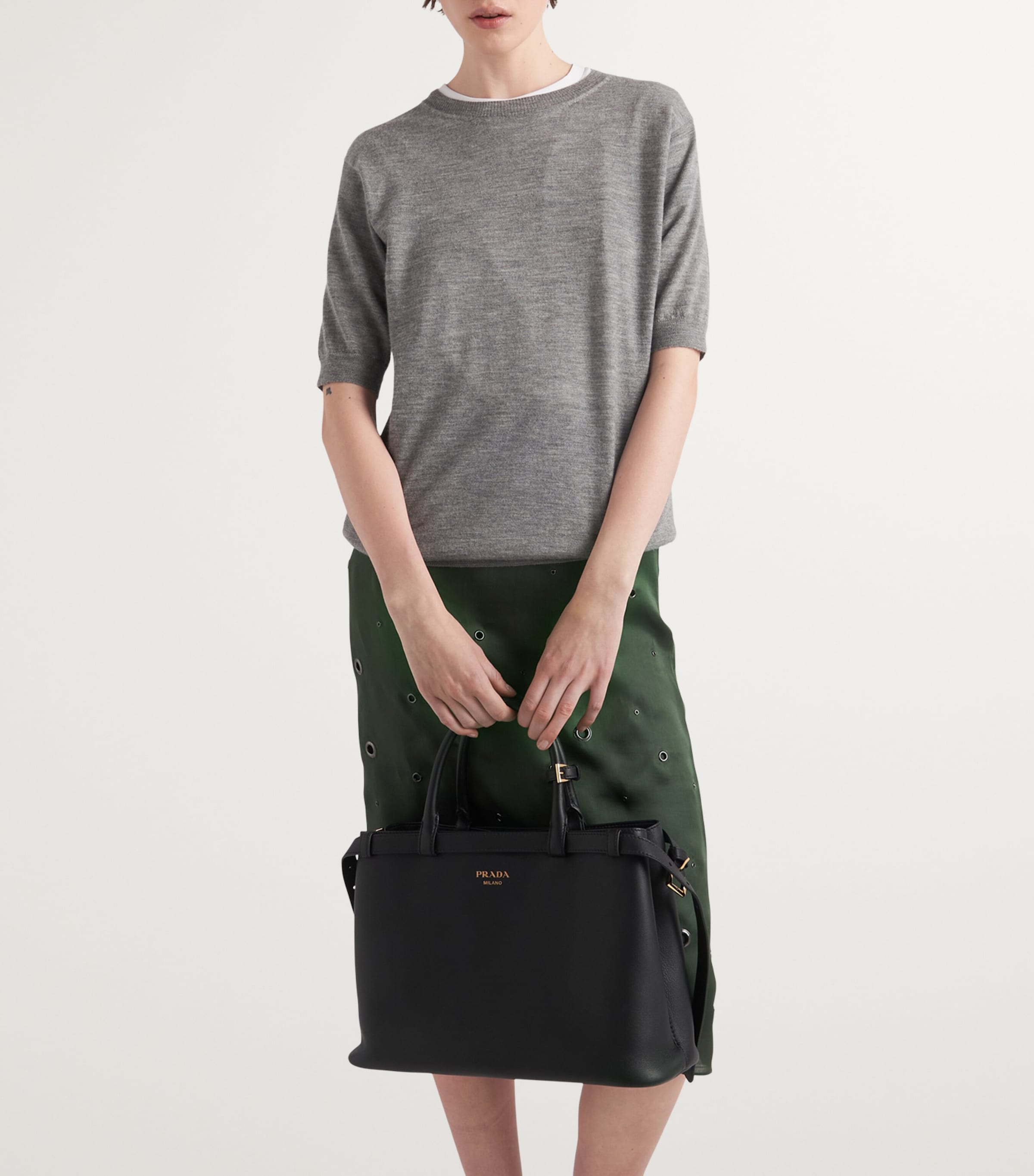 Cashmere Crew-Neck Sweater F0031 Image 3