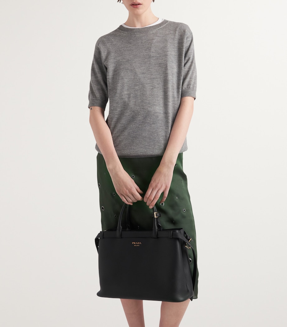 Cashmere Crew-Neck Sweater F0031 Image 3