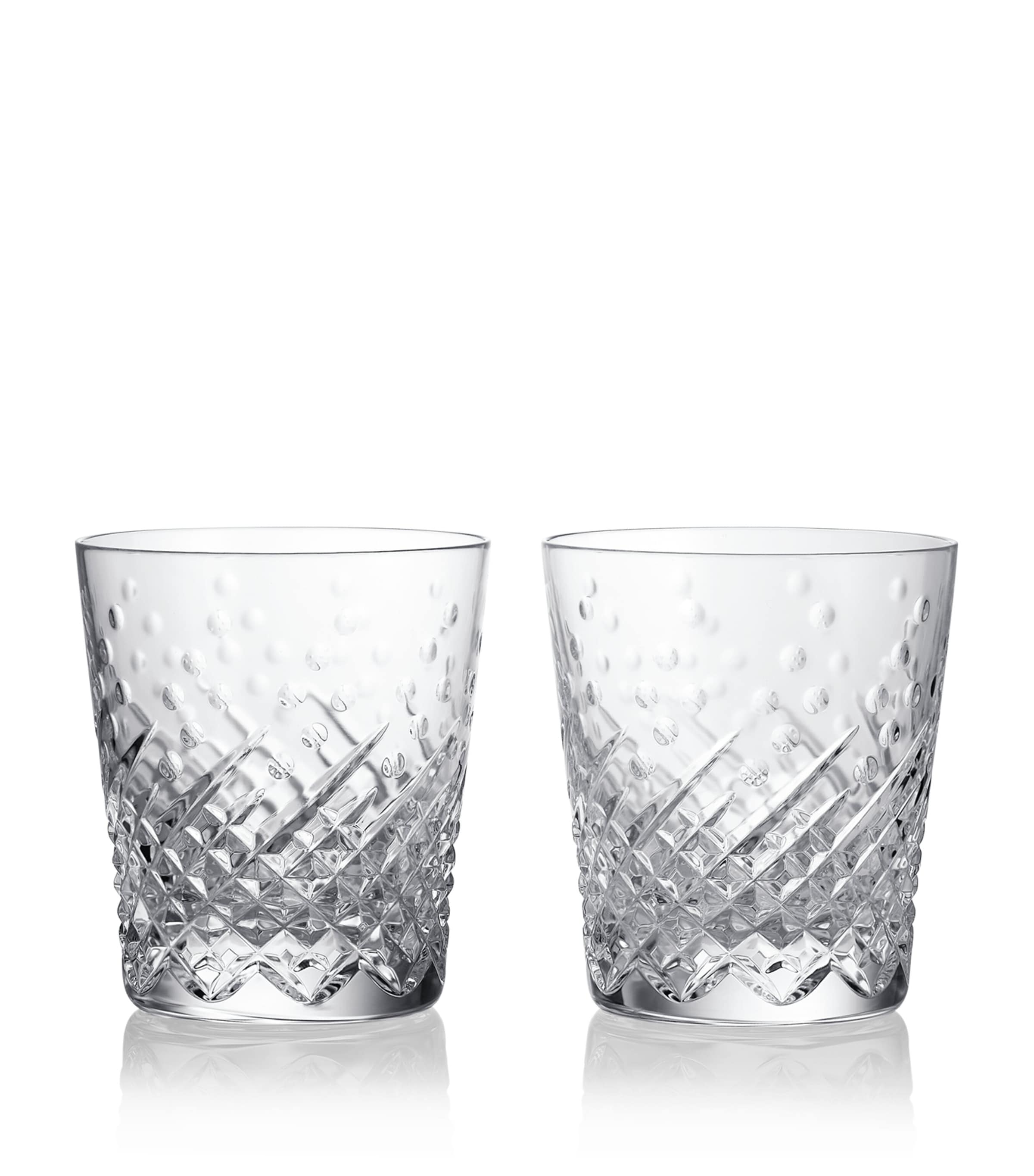 Waterford Celebrations Crystal Glass Tumblers Set Of Two In Transparent