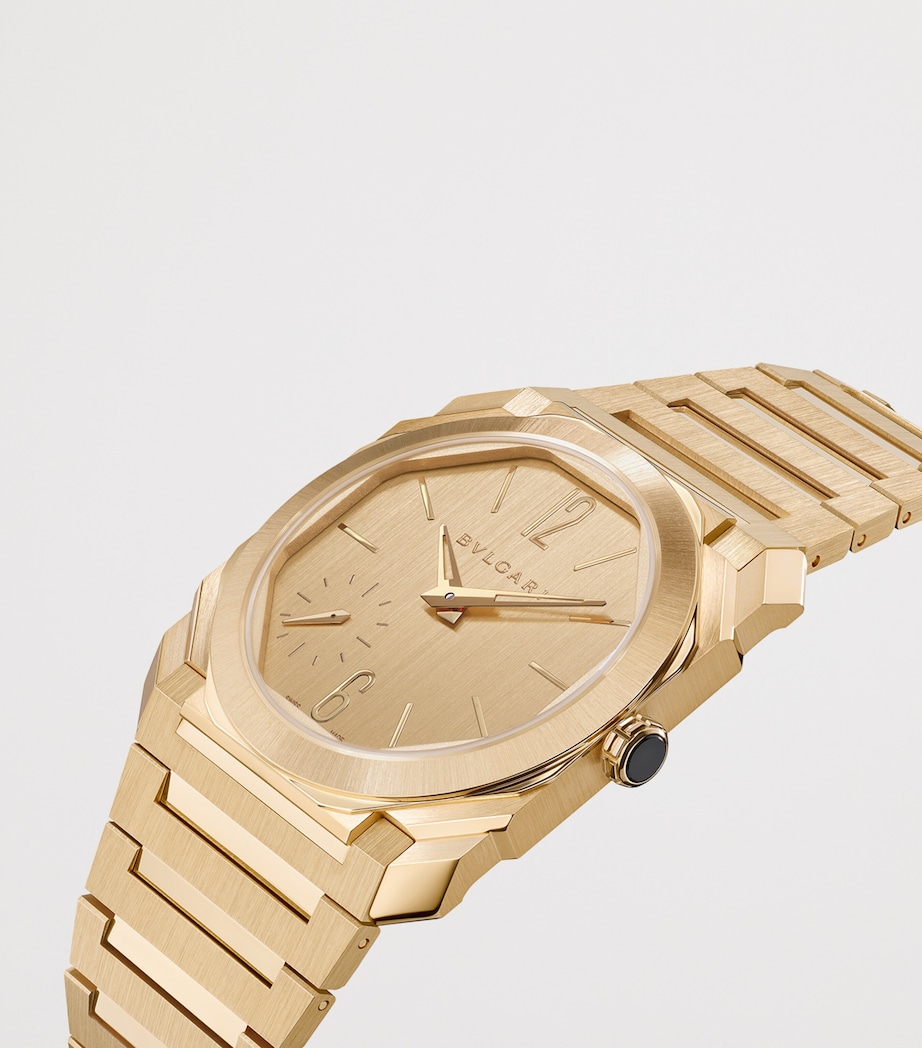 Bvlgari Yellow Gold Octo Finissimo Automatic Watch 37mm No Color Image 11