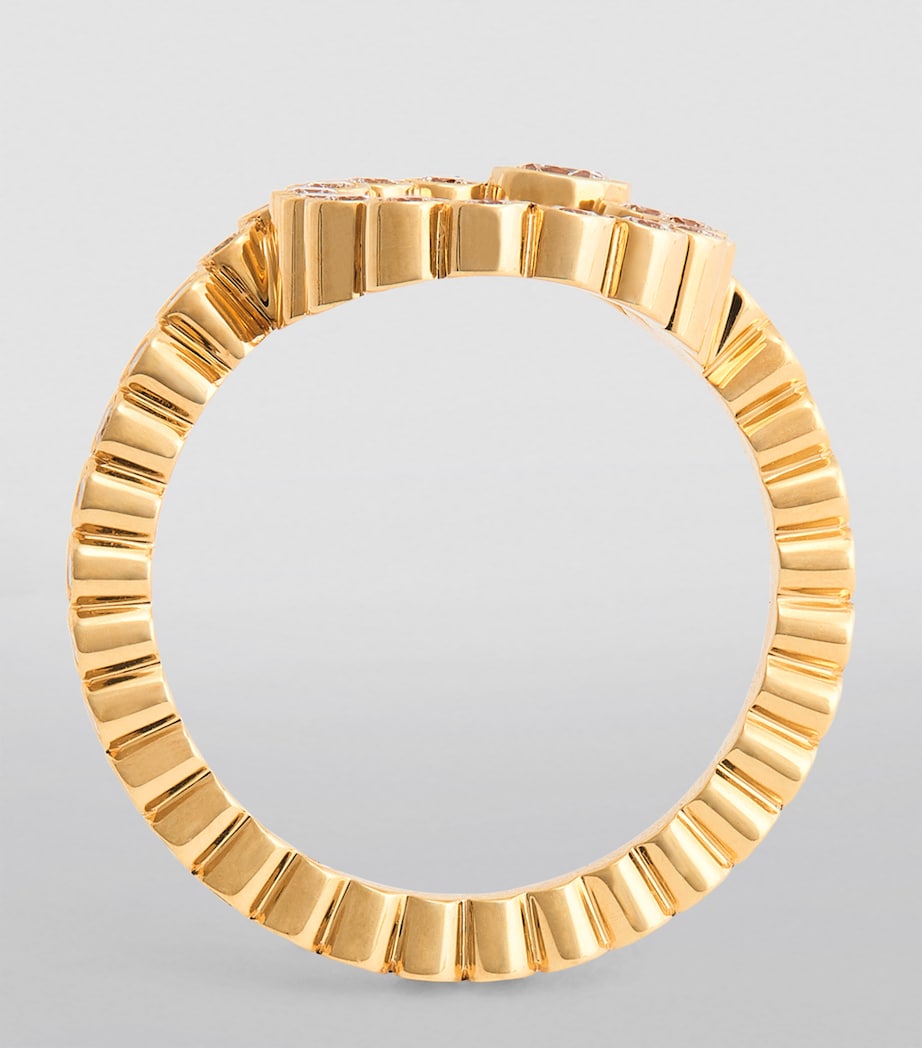 Yellow Gold and Diamond Ensemble ‘O’ Ring YELLOW GOLD Image 2