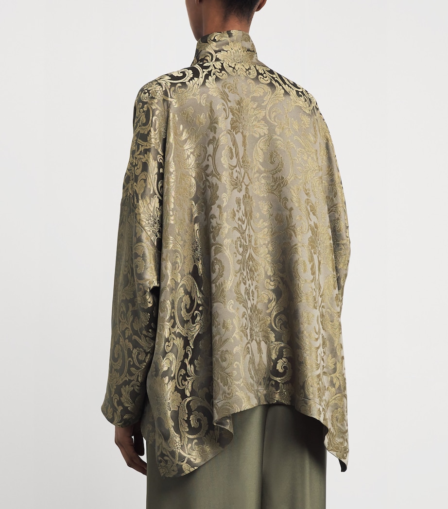 Metallic Jacquard Shirt OLIVDARK Image 4