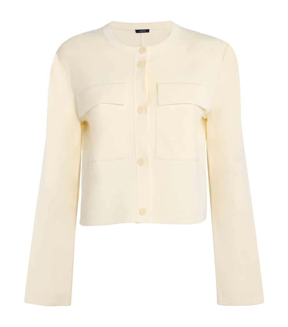 Twin-Pocket Cardigan IVORY Image 1