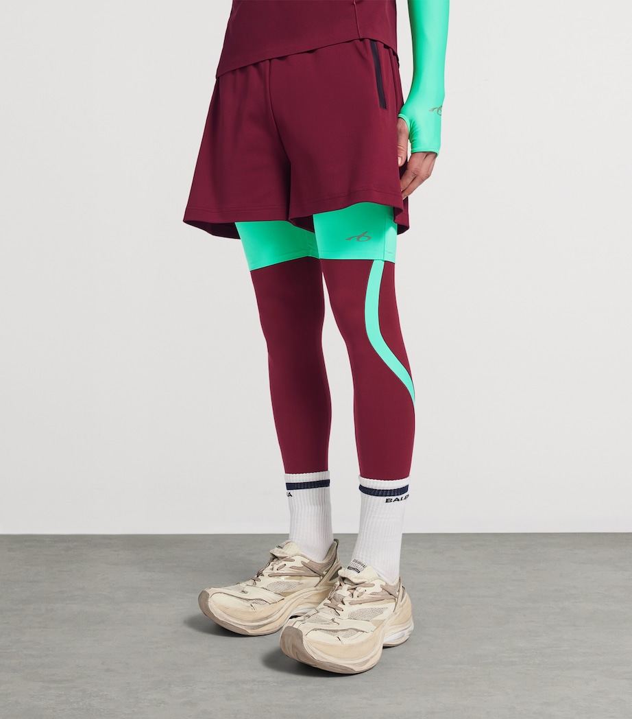 Balenciaga Mens Double-Layer Techwear Shorts Image 3
