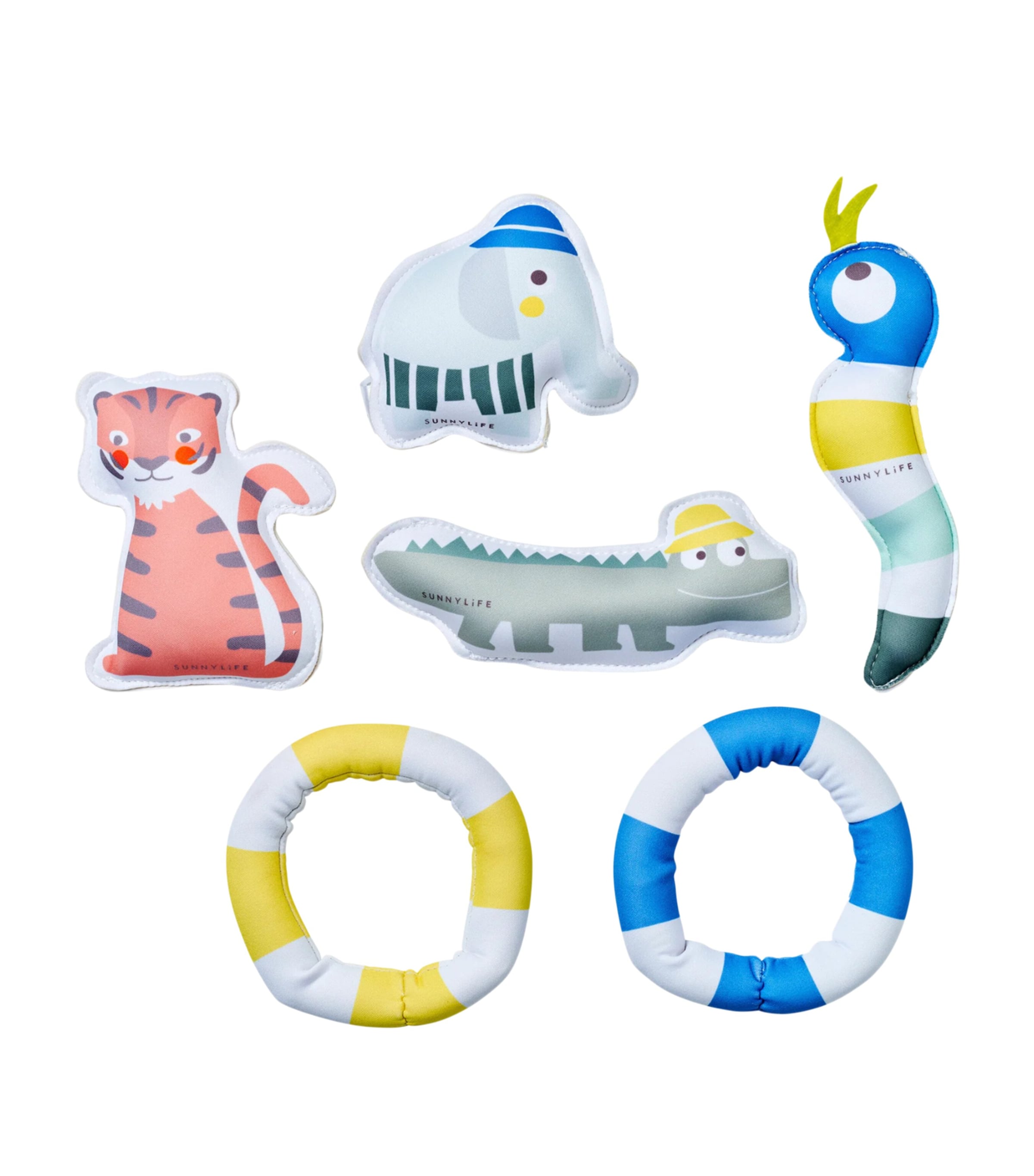 Sunnylife Kids Into the Jungle Dive Buddies (Set of 6) Multicolour Image 1