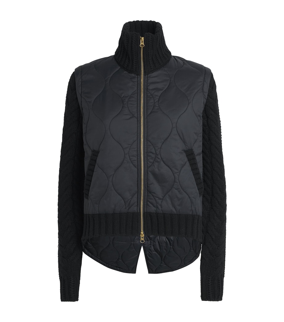 Veronica Beard Womens Quilted Patra Jacket Black Image 1