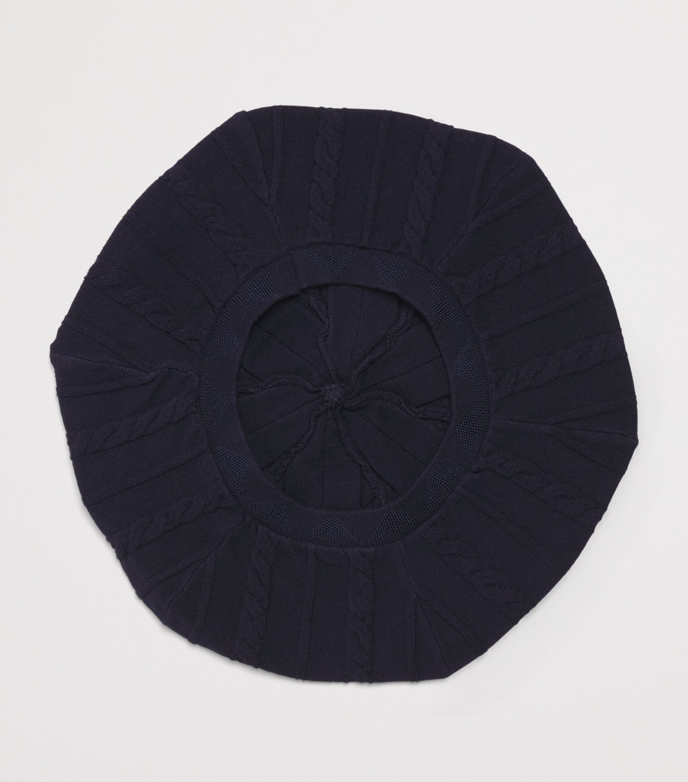 Emporio Armani Kids Cable-Knit Beanie Ic Blu Nvy Ea Image 2