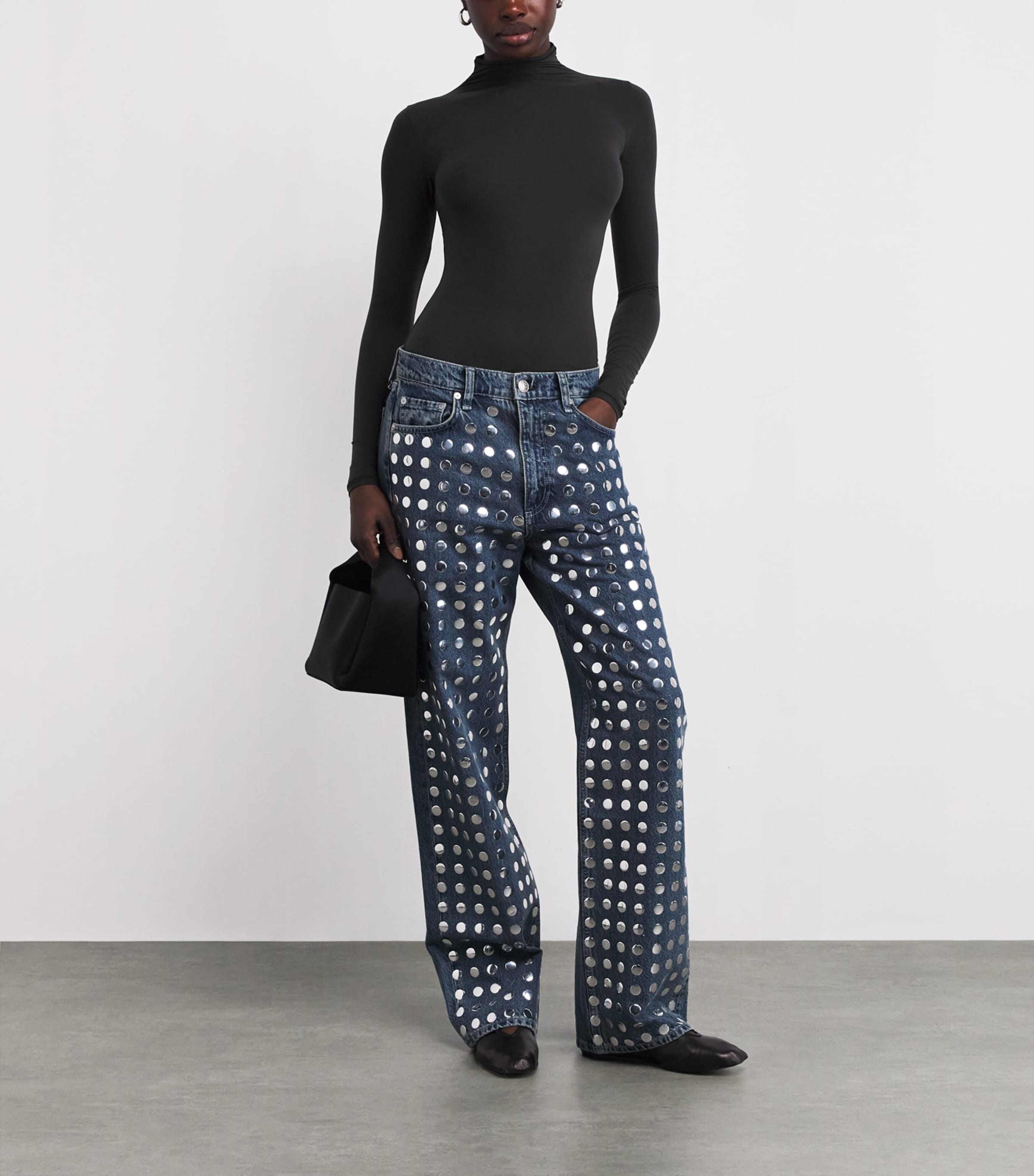 Fits Everyone Rollneck Top ONYX Image 2