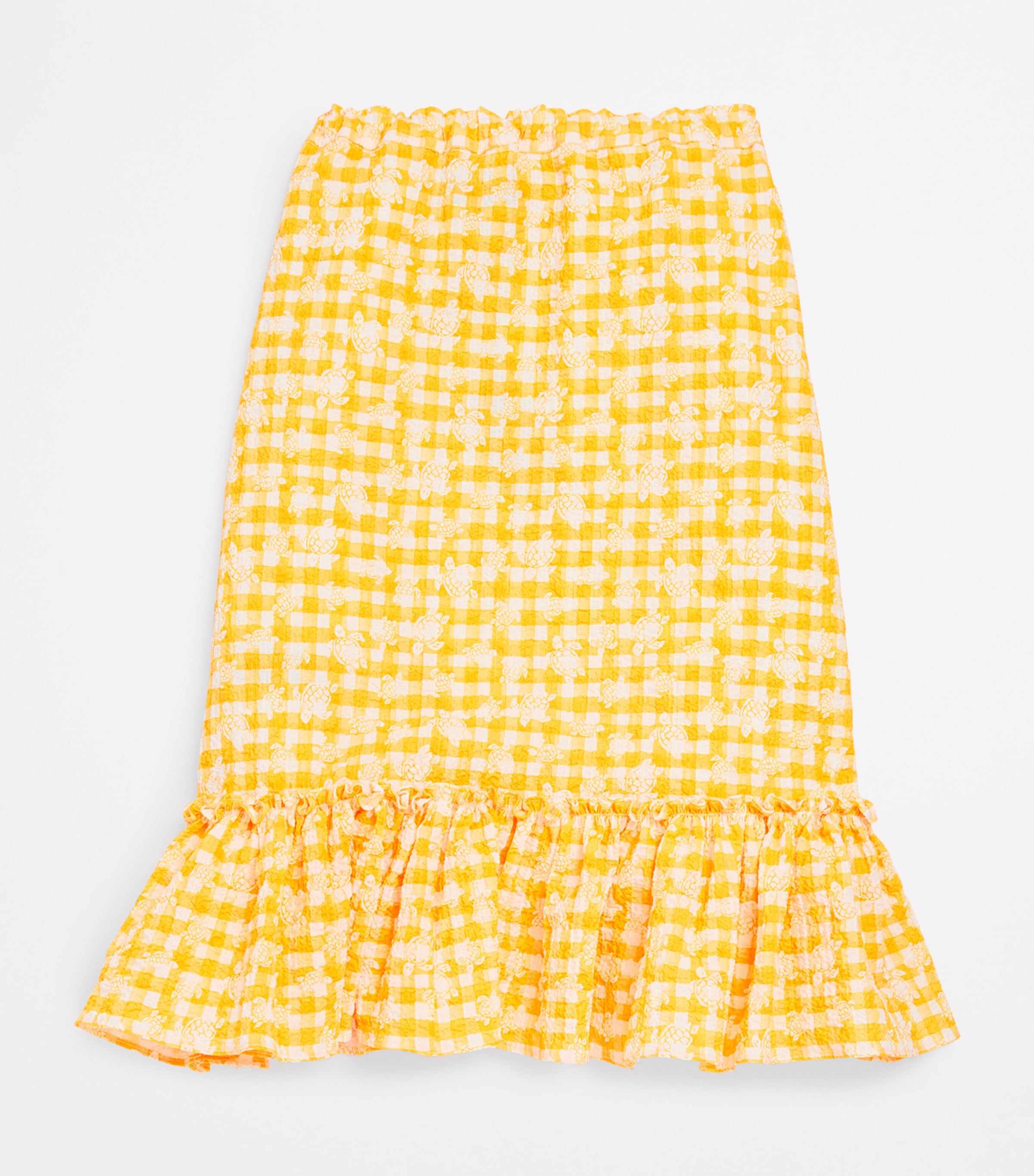 Cotton Gingham Maxi Skirt (4-14 Years) 188 MANGUE Image 2
