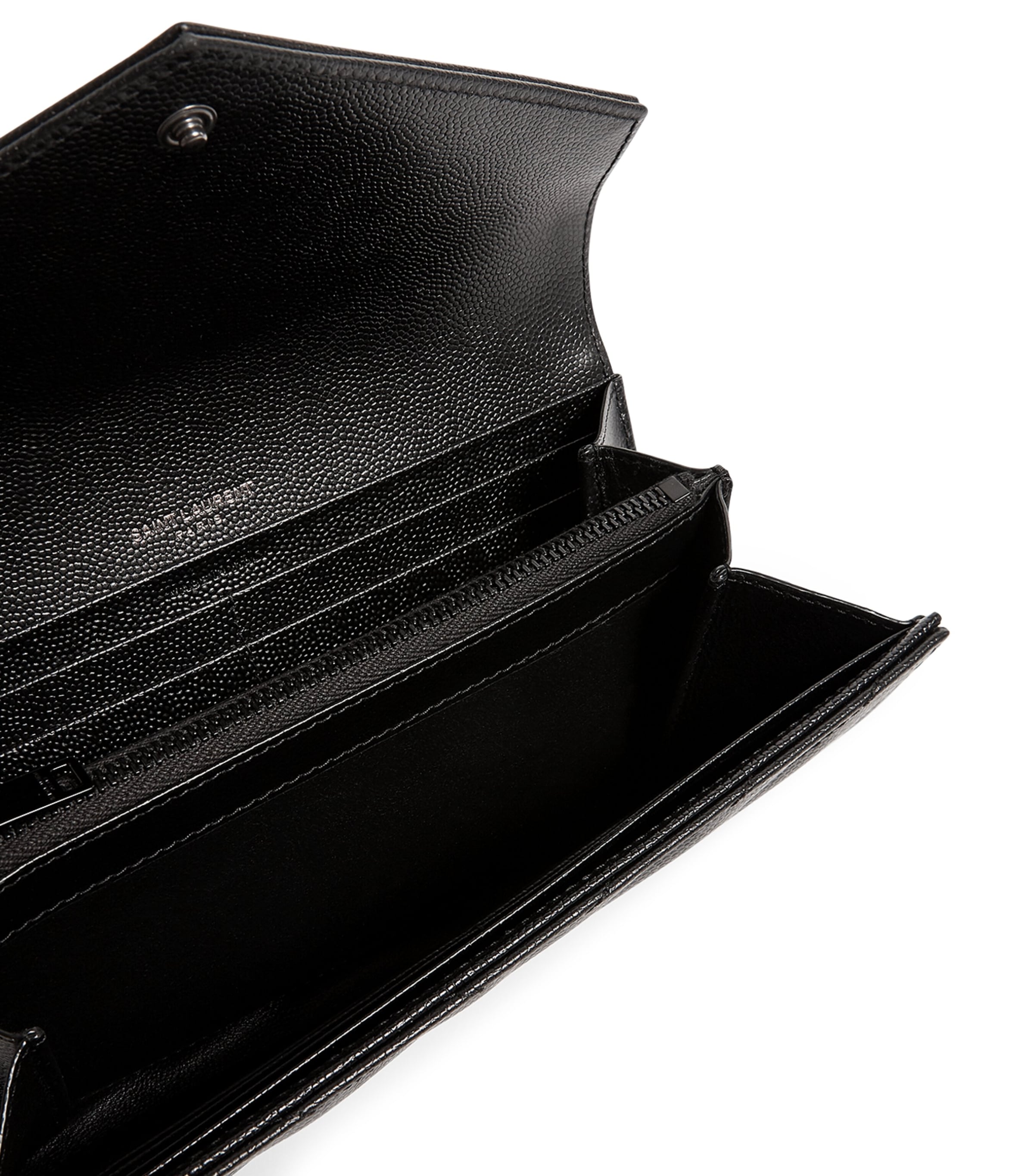 Monogram Saint Laurent Matelassé Large Flap Wallet 1000 Image 3