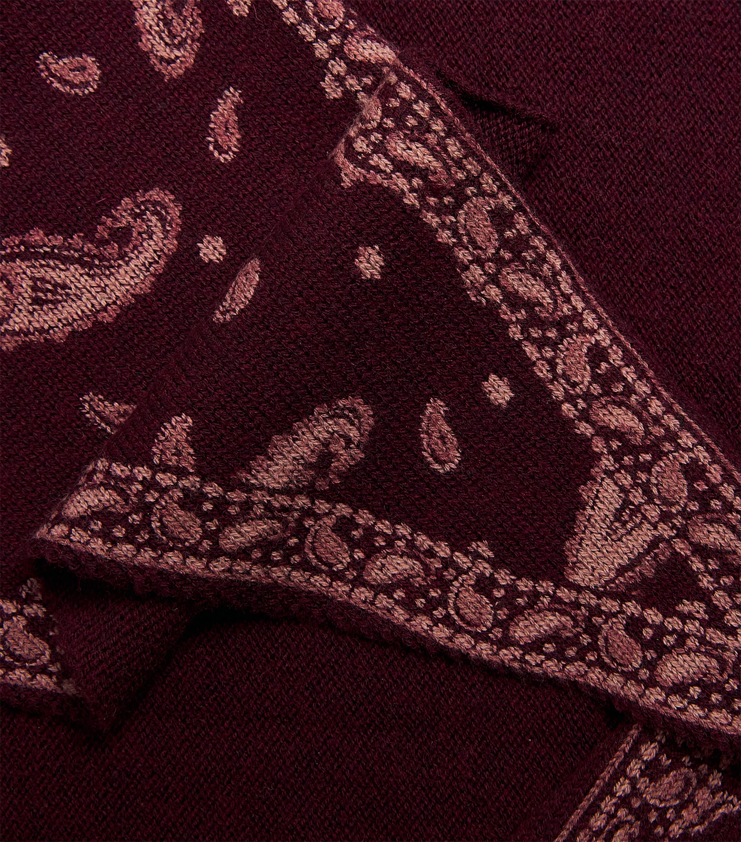 Rixo Paisley Lianora Scarf Layla Dot Brown Image 2