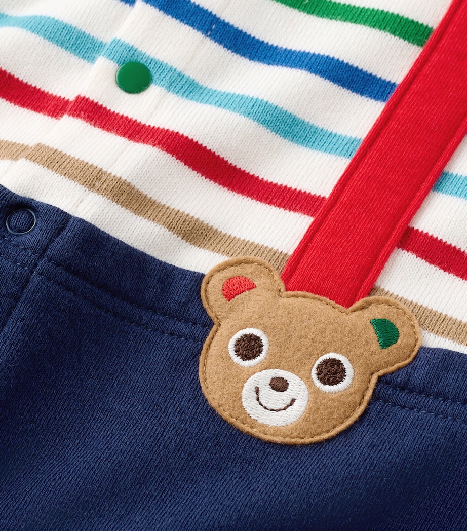 Cotton Stripe Playsuit (6-24 Months) 3 Image 5