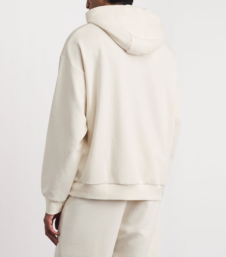 Lacoste Mens x Novak Djokovic Tennis Heritage Hoodie Xfj Lapland Image 5
