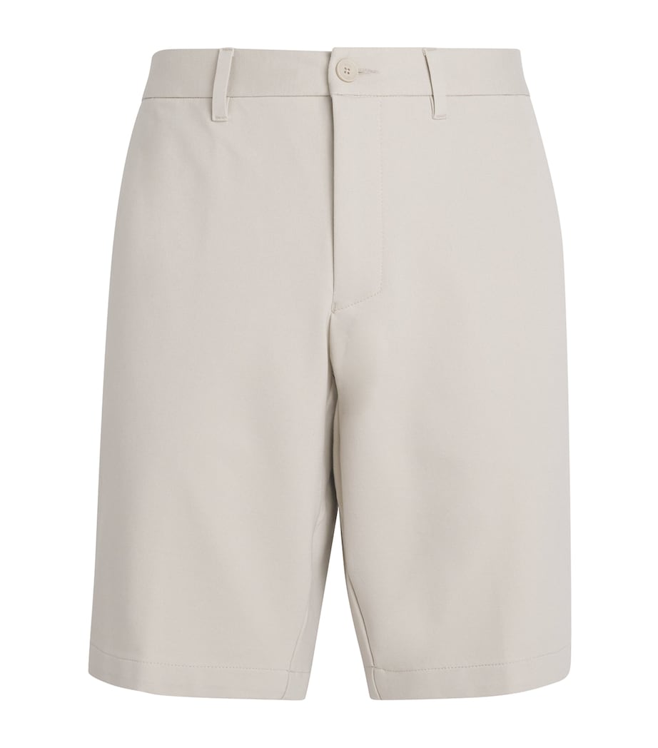 BOSS Mens Commuter Slim Shorts Light Beige Image 1