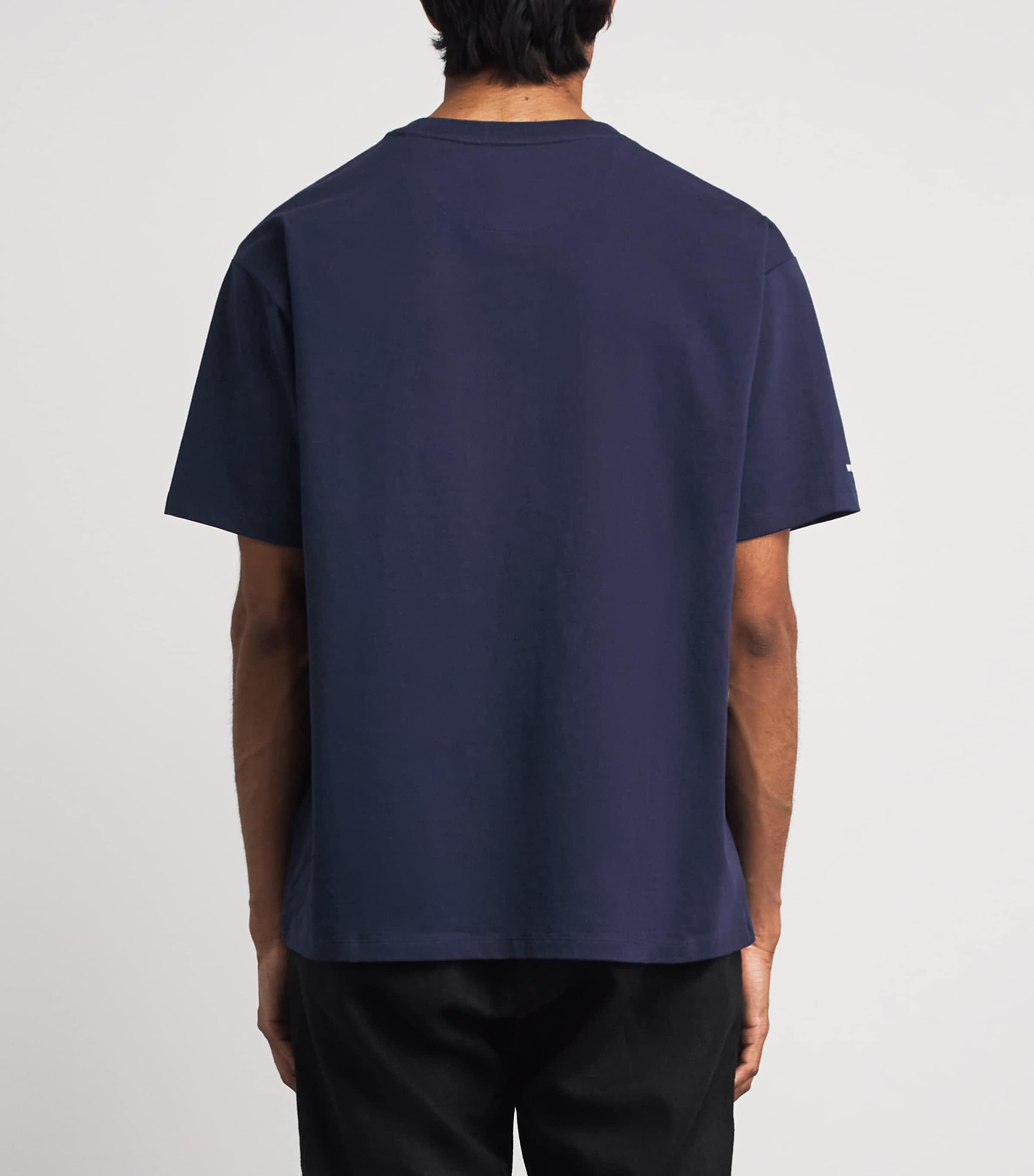 Polo Ralph Lauren Mens x Wimbledon Cotton Script T-Shirt Refined Navy Image 5