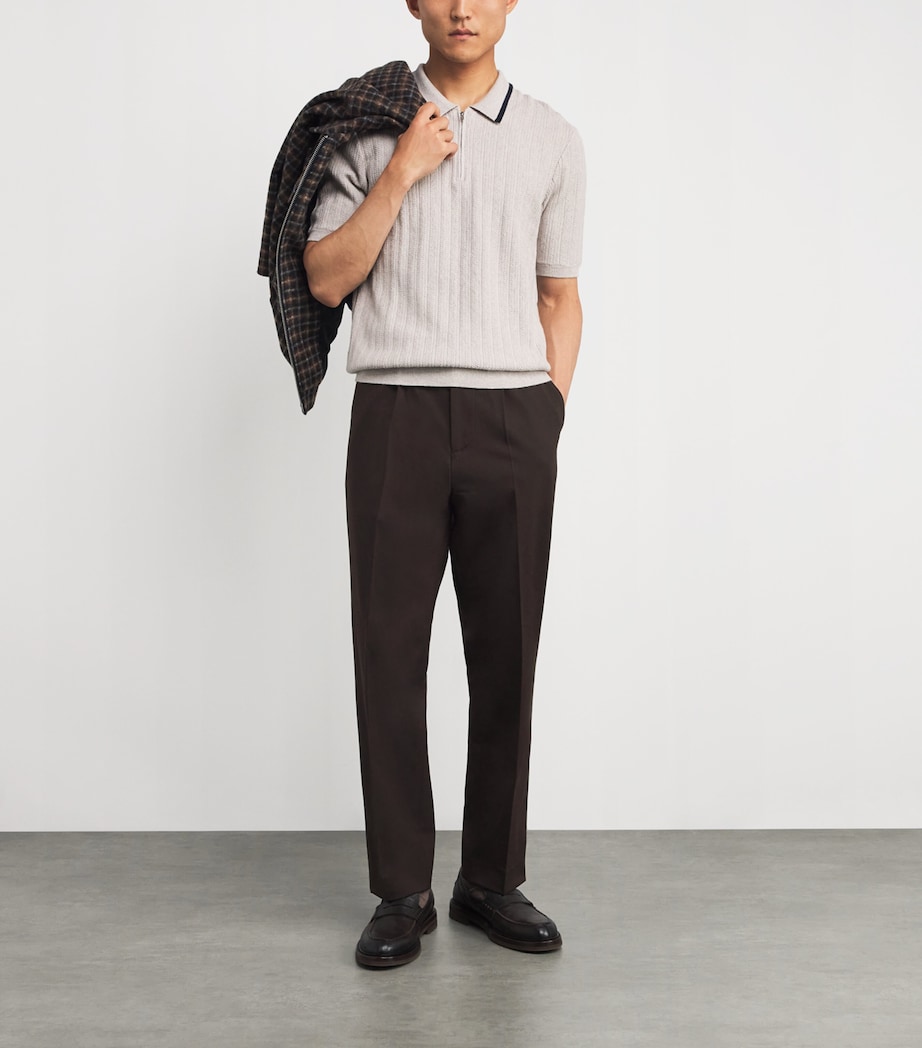 Aubyn Straight Trousers DARK BROWN Image 2