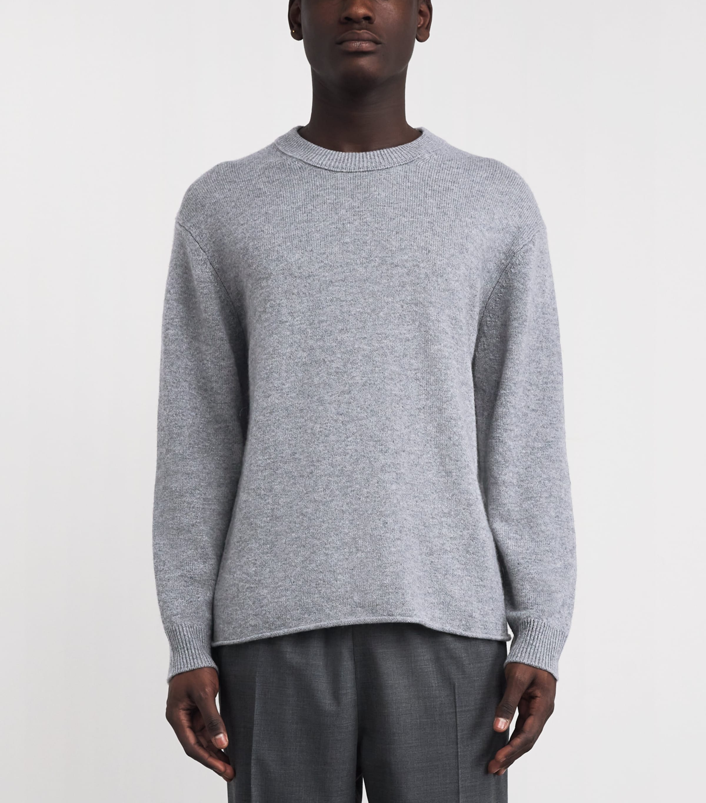 Cashmere Frederick Sweater GREY MEL. Image 3