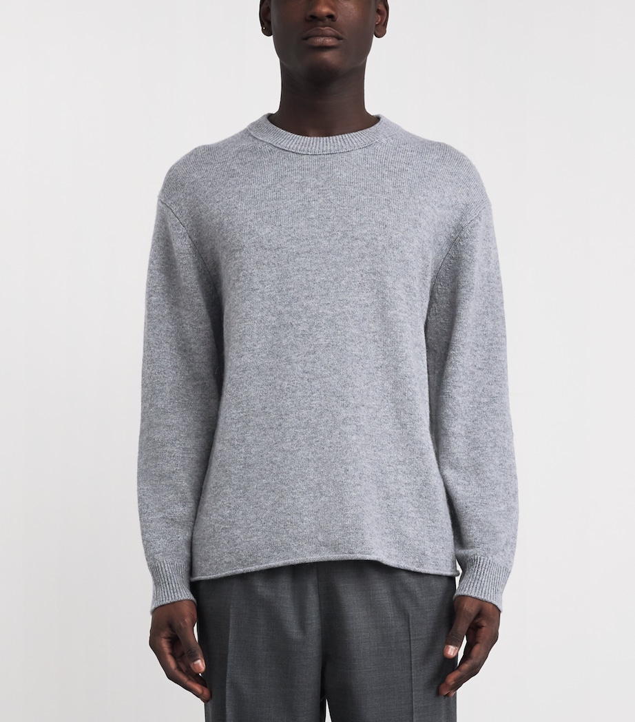 Cashmere Frederick Sweater GREY MEL. Image 3