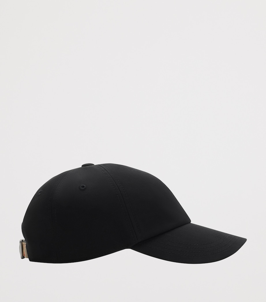 Gabardine Baseball Cap BLACK / SAND Image 2