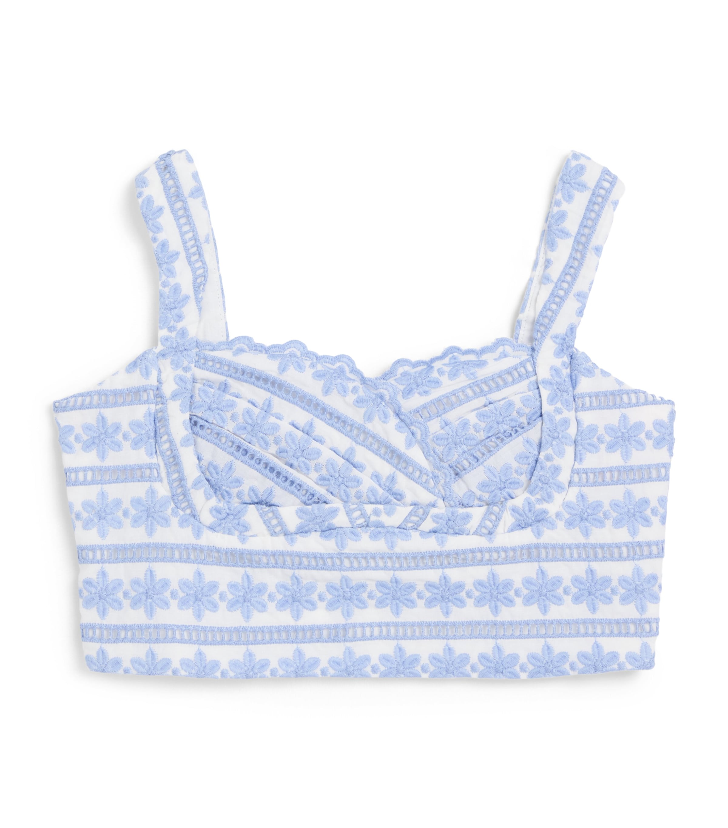 MARLO Frilled Odessa Top (2-16 Years) Powder Blue Image 1