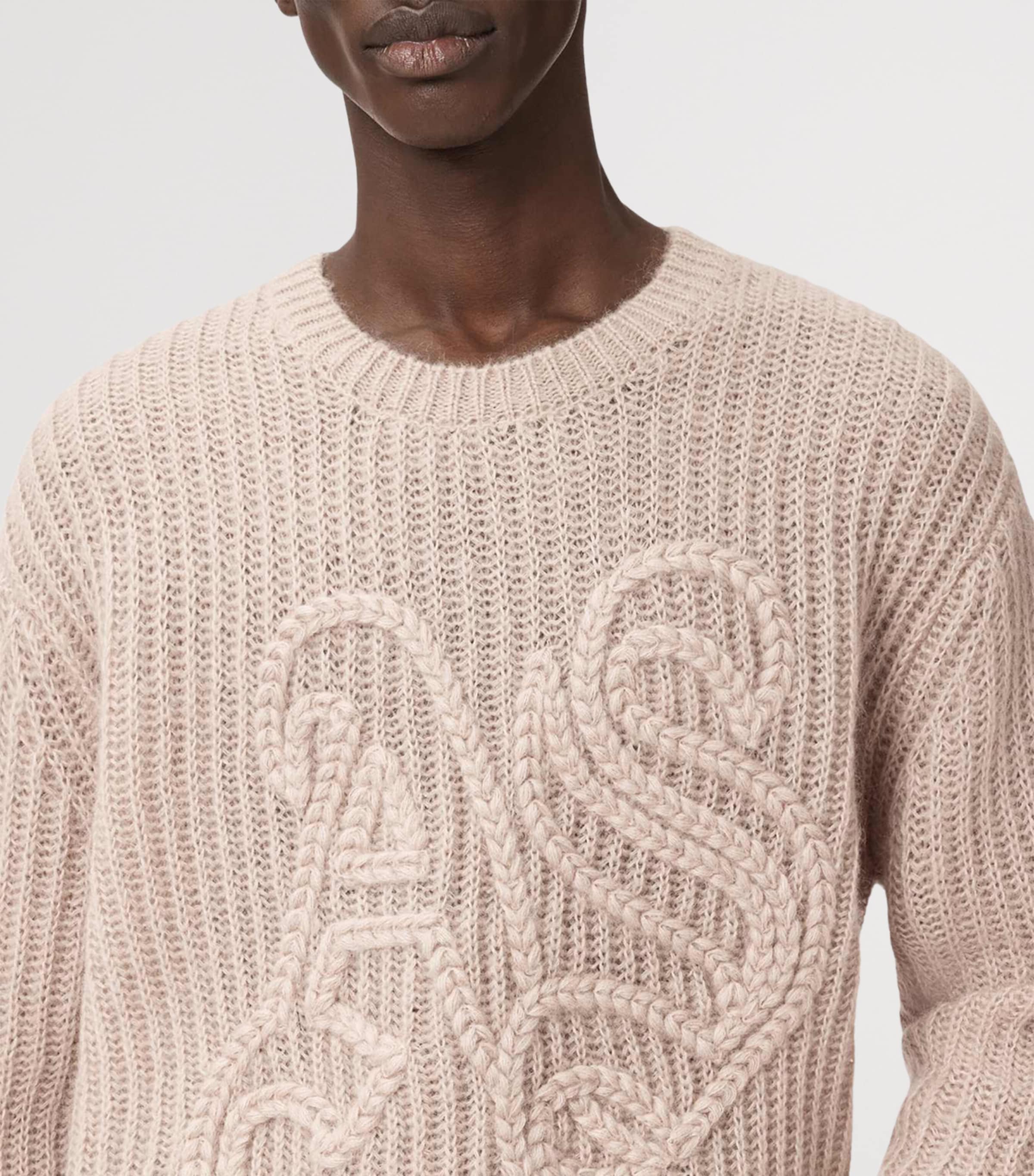 Embroidered Chainy Sweater DUSK BROWN Image 7