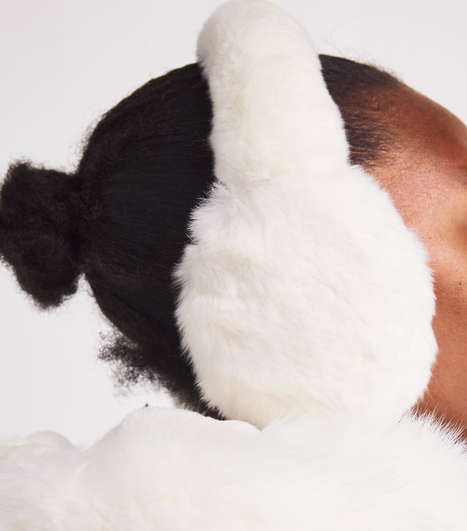 Rex Rabbit Fur Earmuffs C10 Image 2