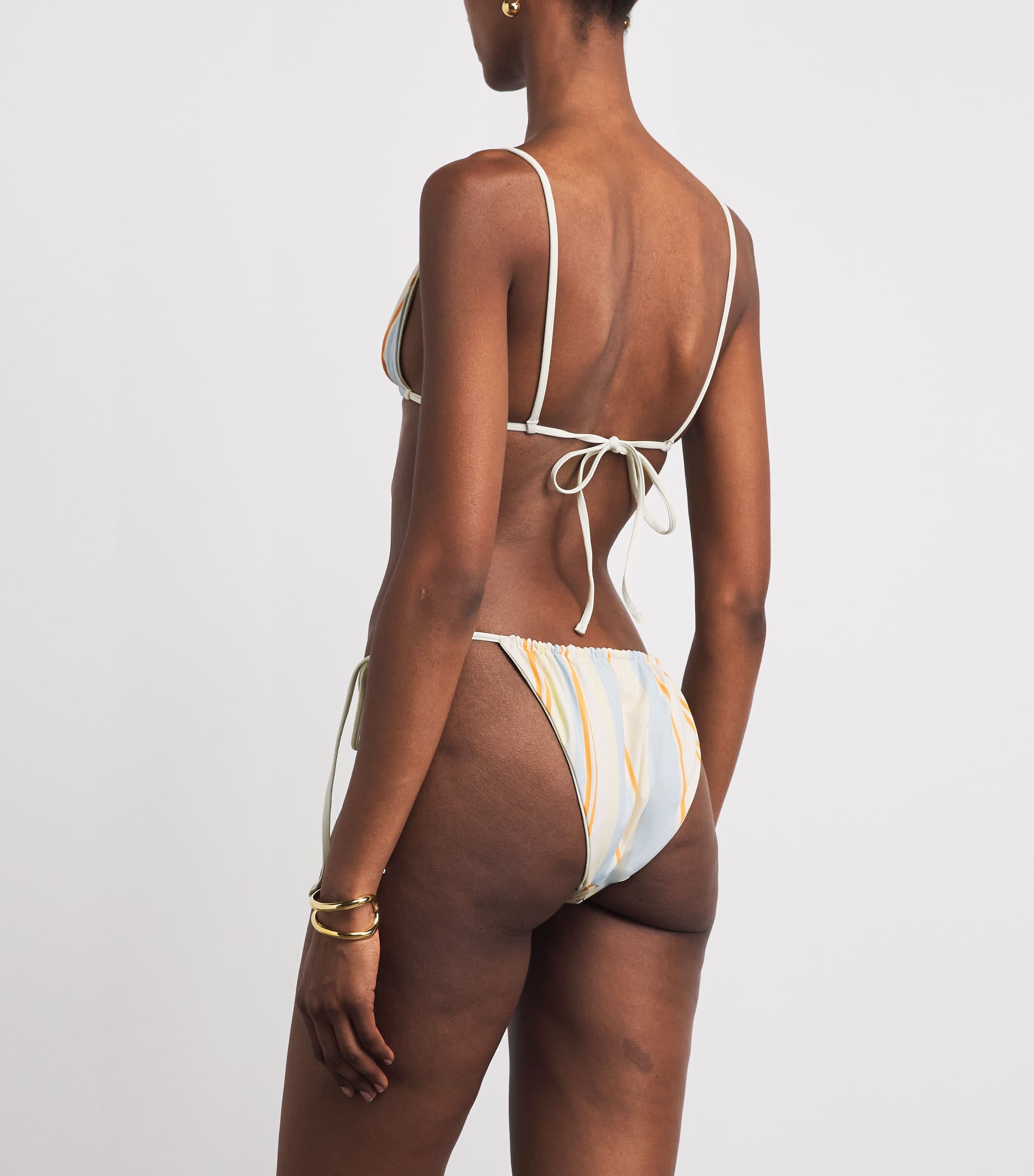 SIR. Womens Reversible Pernille Bikini Top Sommer Stripe Image 3