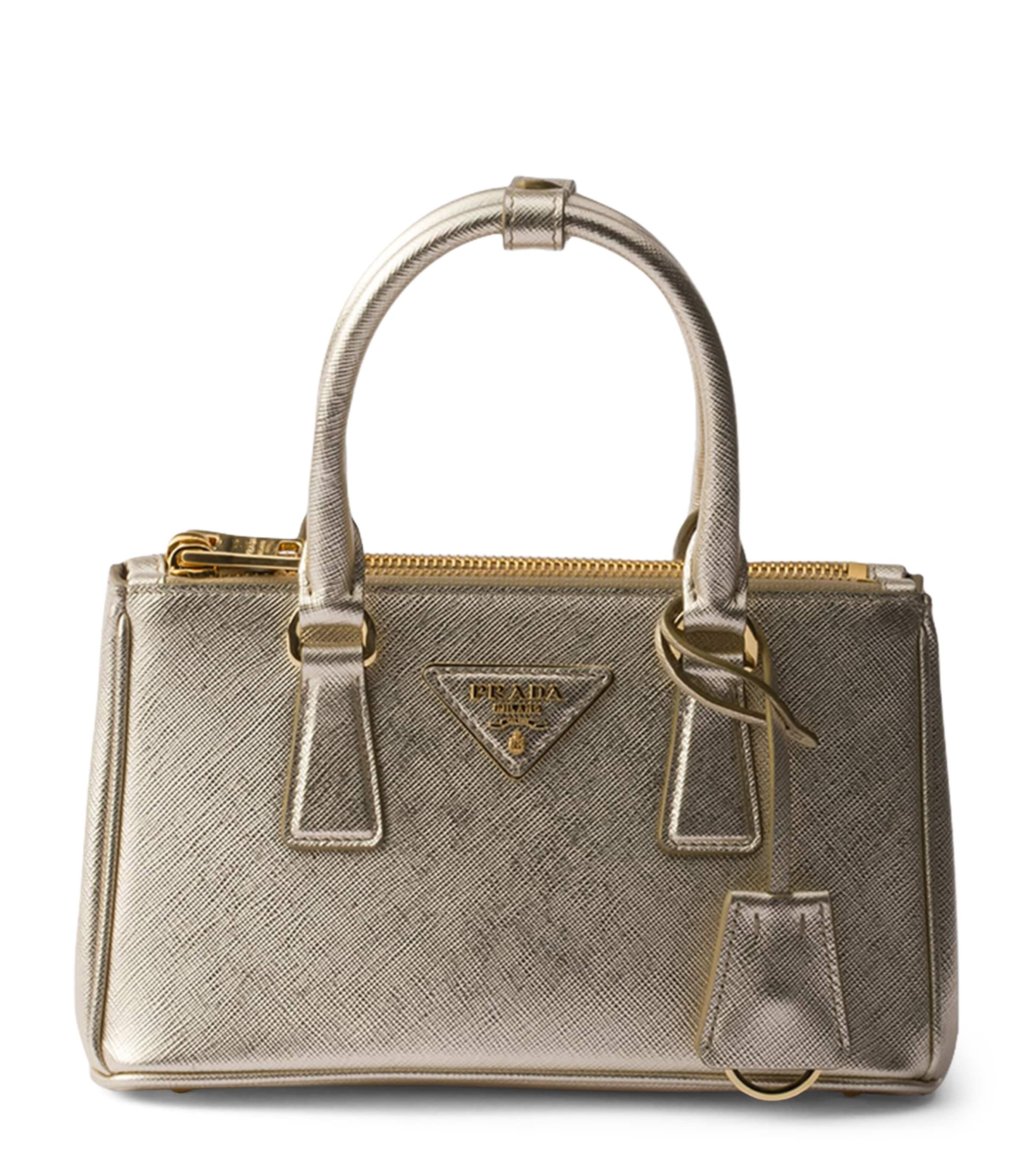 Mini Patent Saffiano Leather Galleria Top-Handle Bag F0846 Image 1