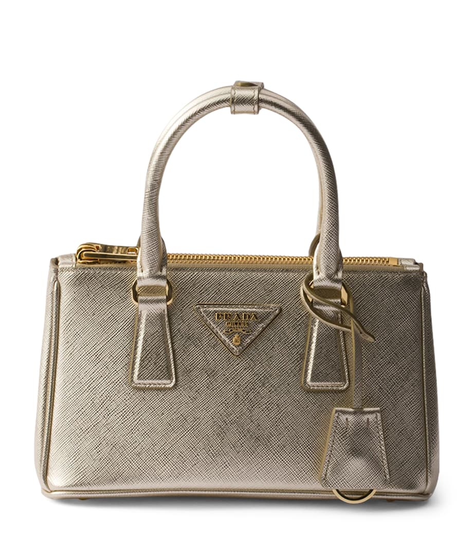 Mini Patent Saffiano Leather Galleria Top-Handle Bag F0846 Image 1