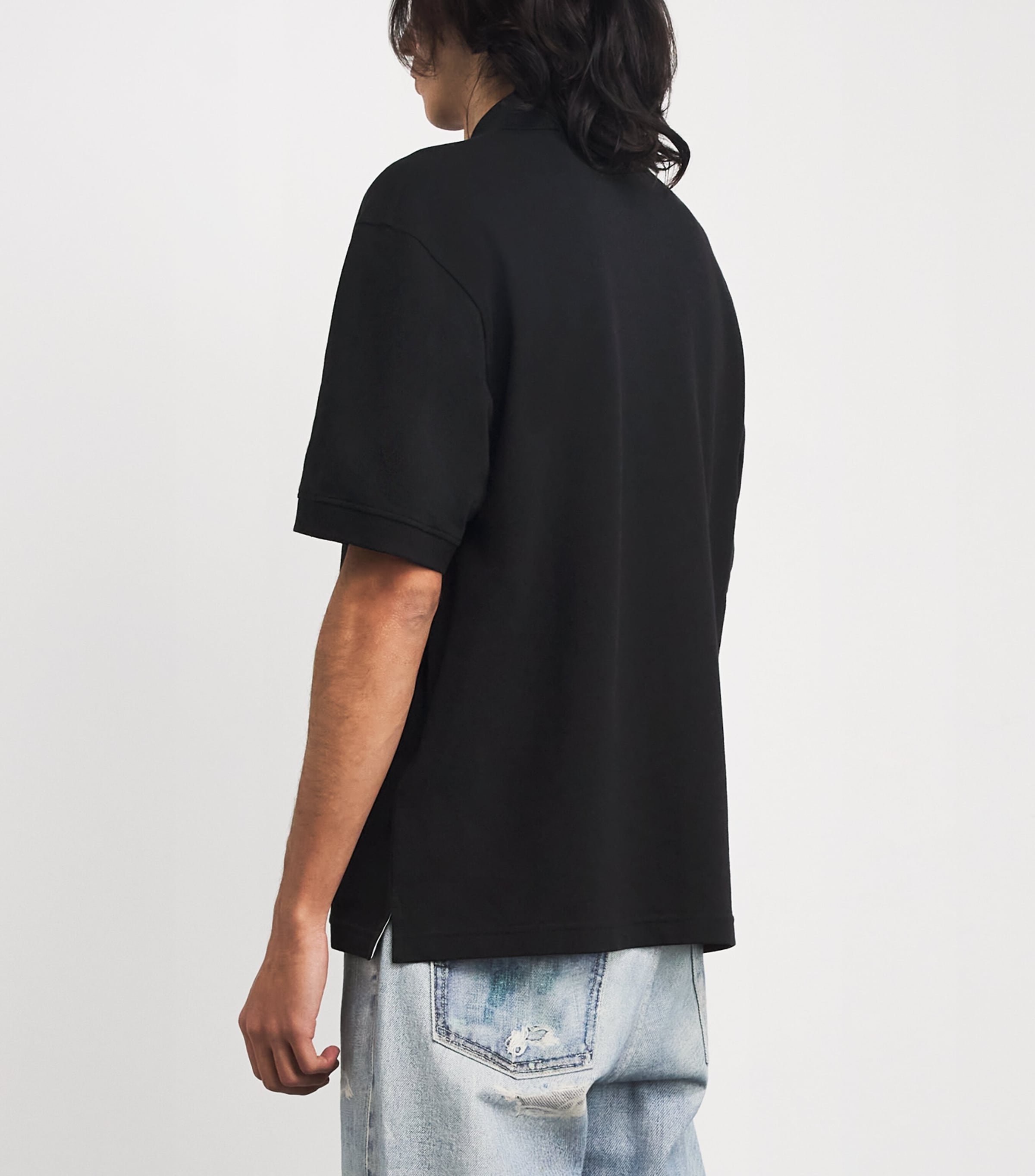 Cotton Embroidered Polo Shirt V0029 Image 4