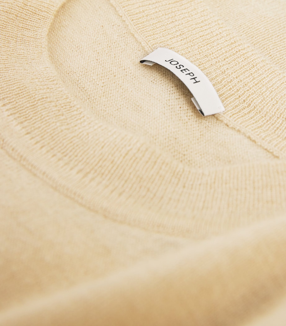Joseph Womens Cashmere Cashair T-Shirt Powder Image 6