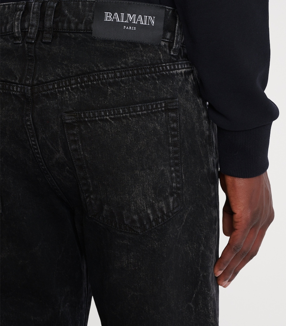 Straight-Fit Jeans 0PC NOIR DELAVE Image 8