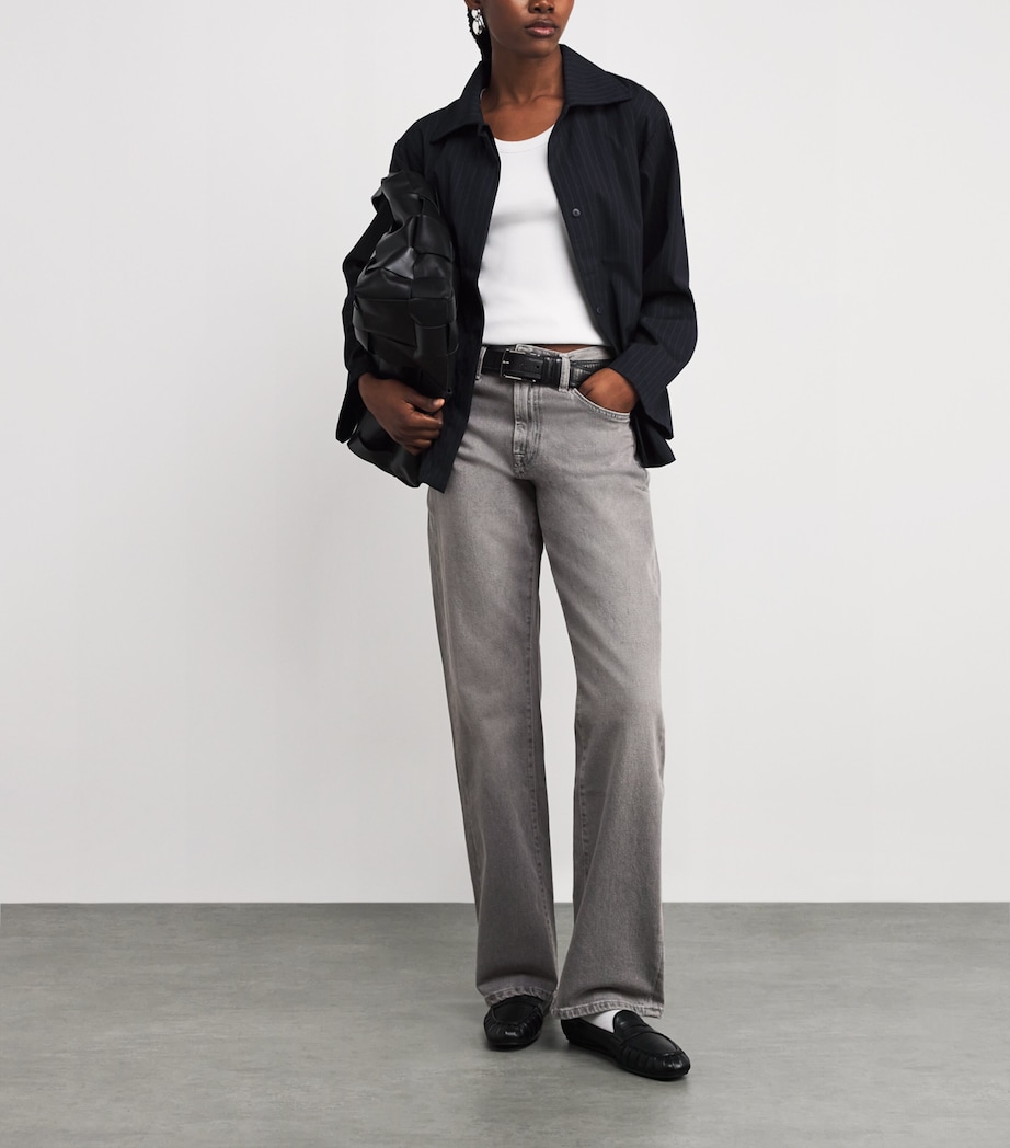 Tess High-Rise Straight Jeans STEEL Image 2