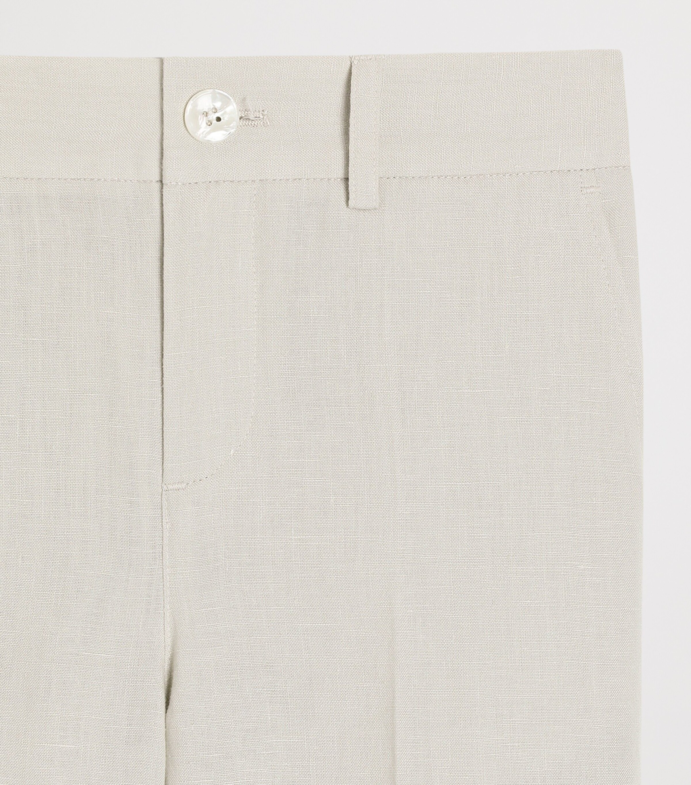 Dolce&Gabbana Kids Linen Trousers (8-14 Years) Beige Image 3