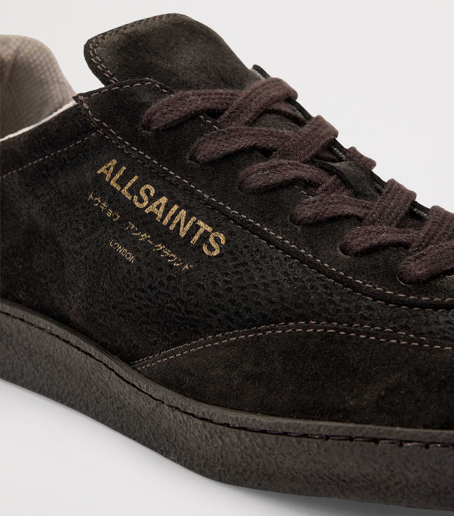 AllSaints Suede Thelma Sneakers Dark Brown Image 6