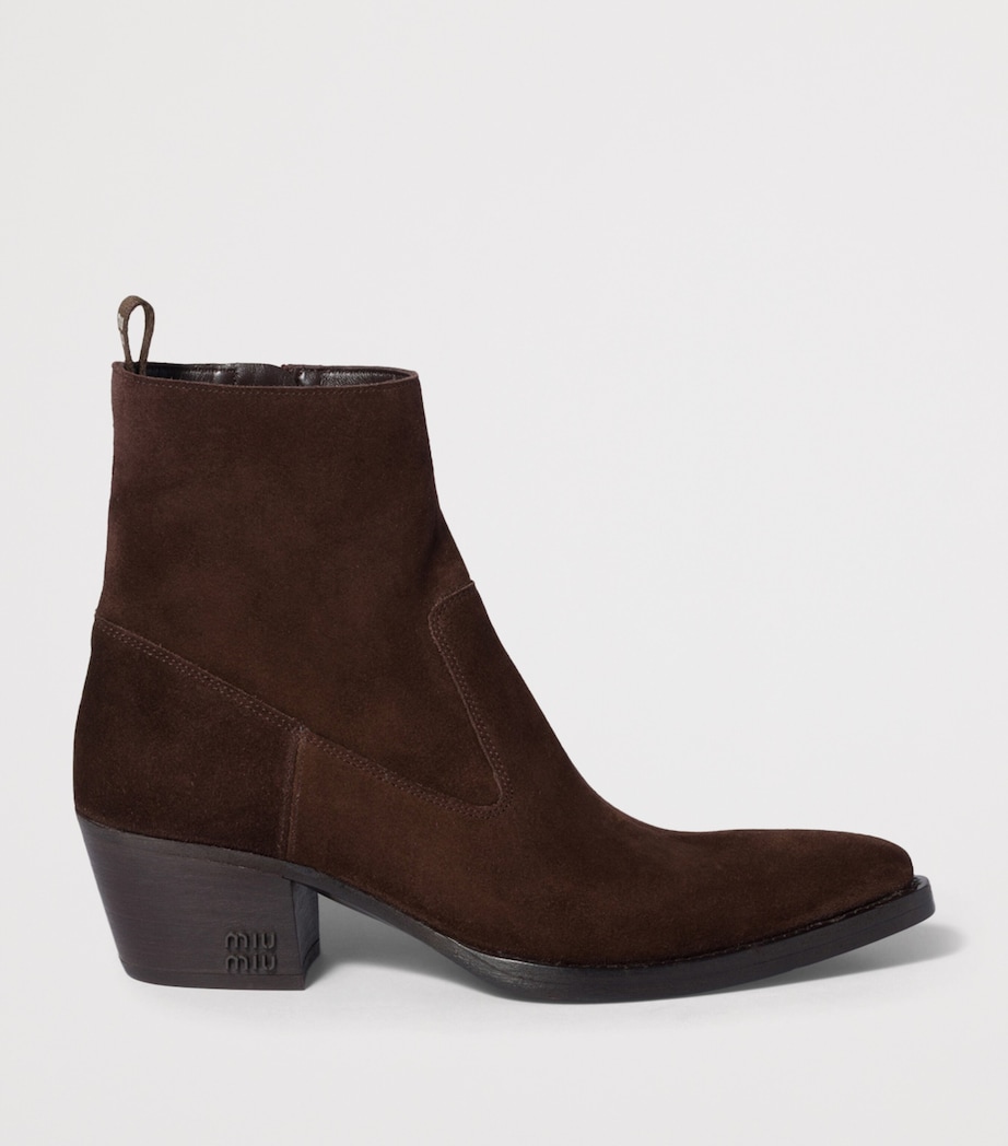 Suede Ankle Boots 45 F0003 Image 2