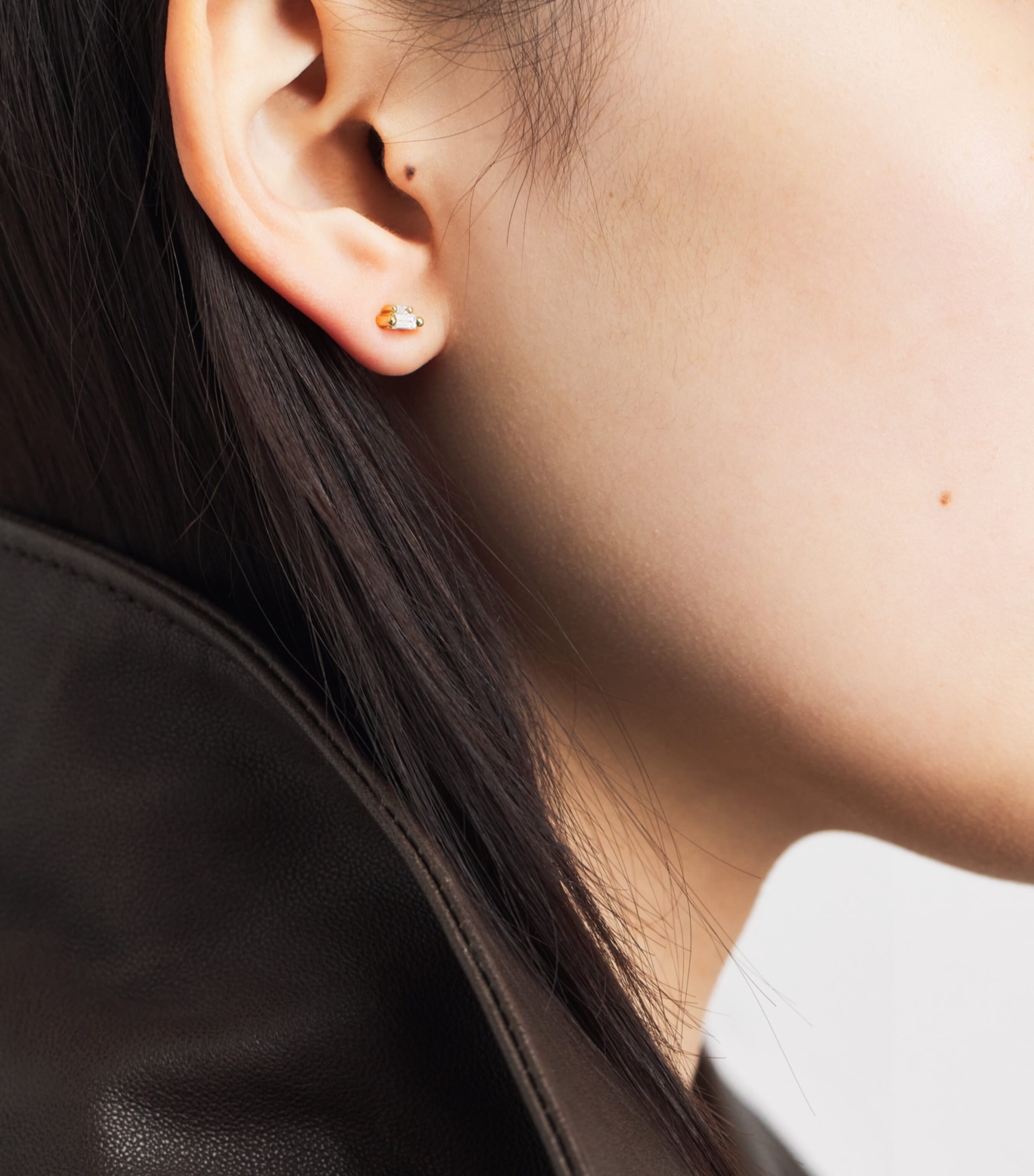 Suzanne Kalan Yellow Gold and Diamond Bold Stud Earrings Yg/wd Image 2