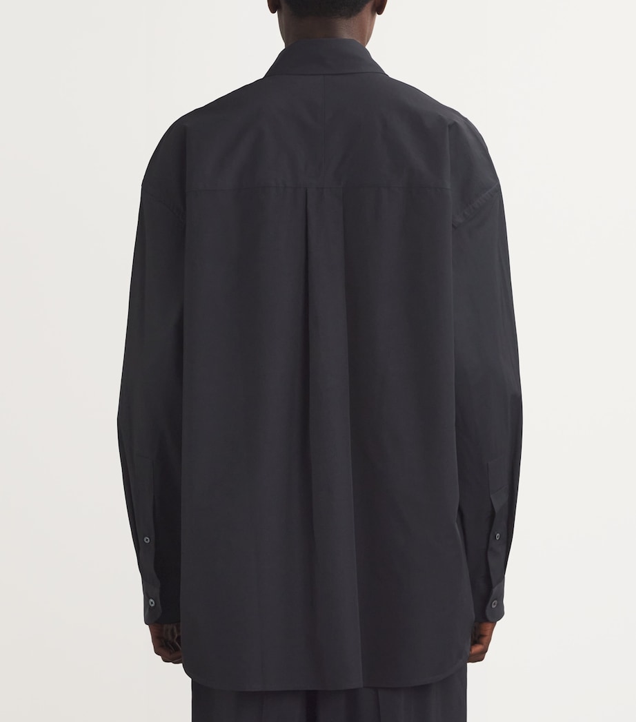 Cotton-Blend Cloud Shirt DARKEST NAVY Image 4