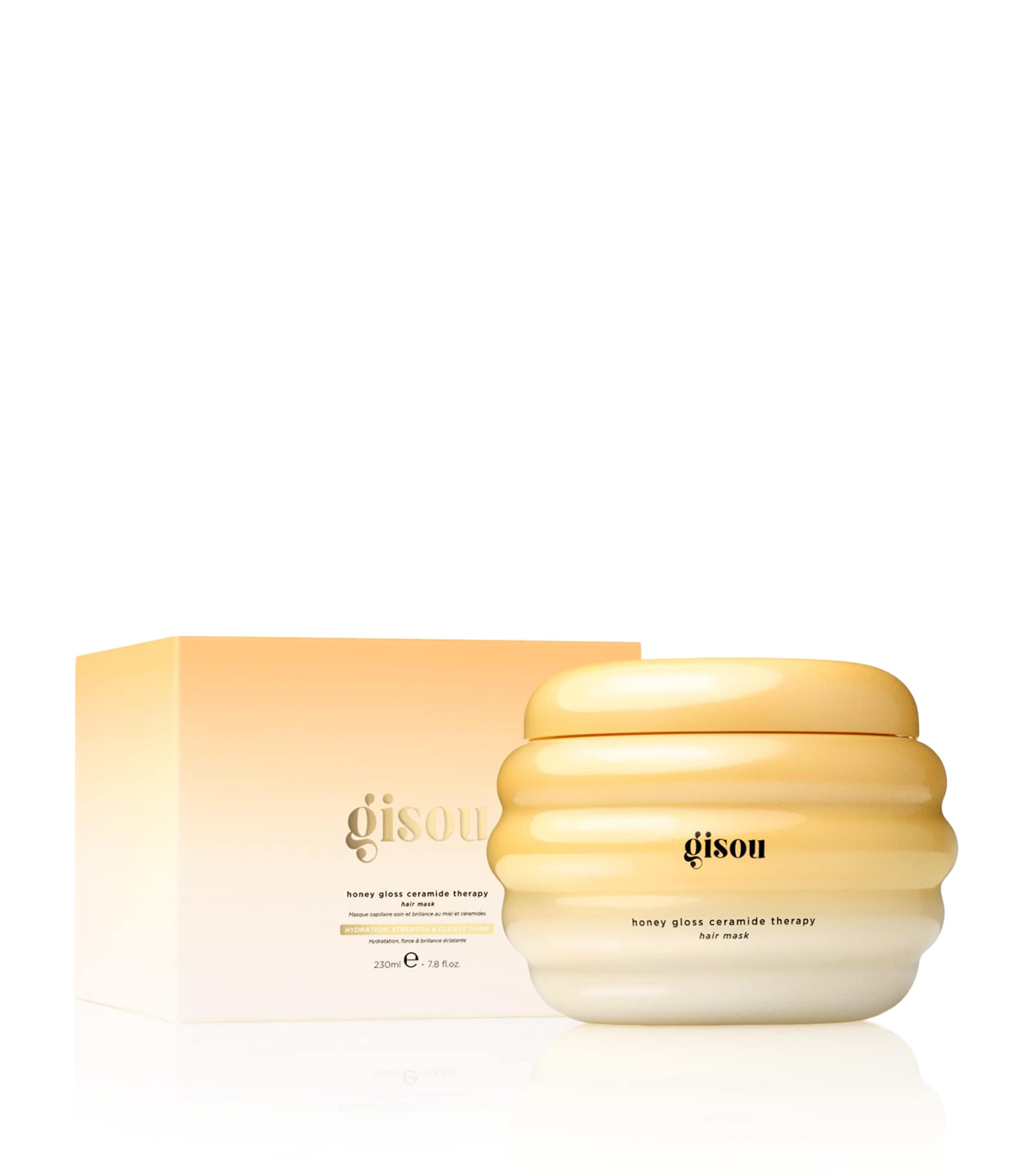 Honey Gloss Ceramide Therapy Hair Mask (250ml) NO COLOUR Image 2