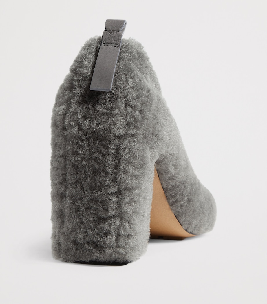 Bottega Veneta Shearling Pumps 90 Image 5