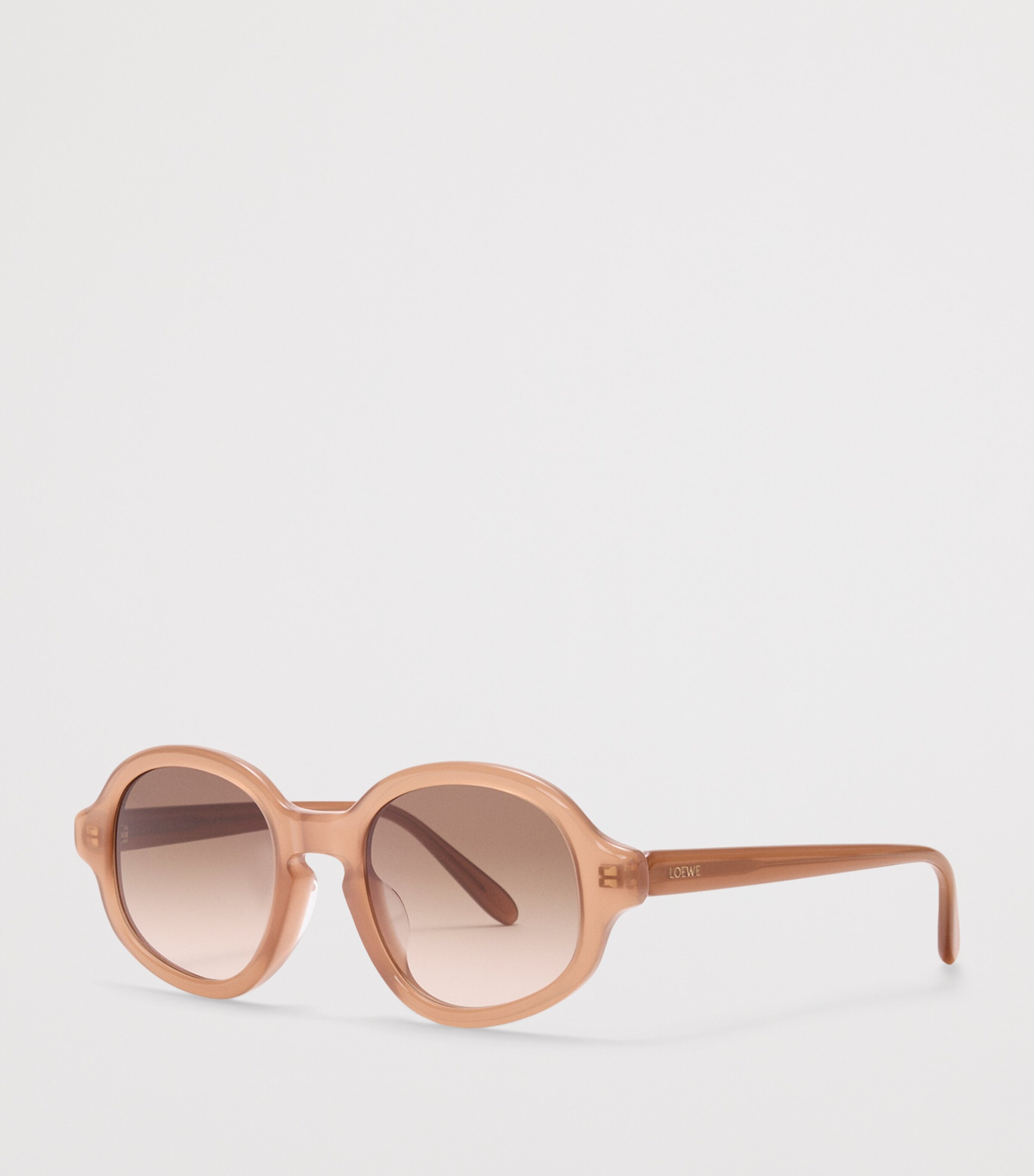 LOEWE Delta Slim Sunglasses Milky Caramel Image 2