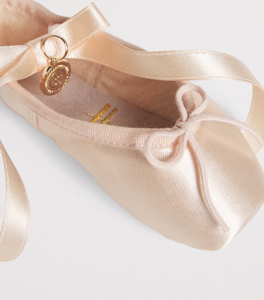 Satin Ballet Slipper Tree Decoration PINK Image 2