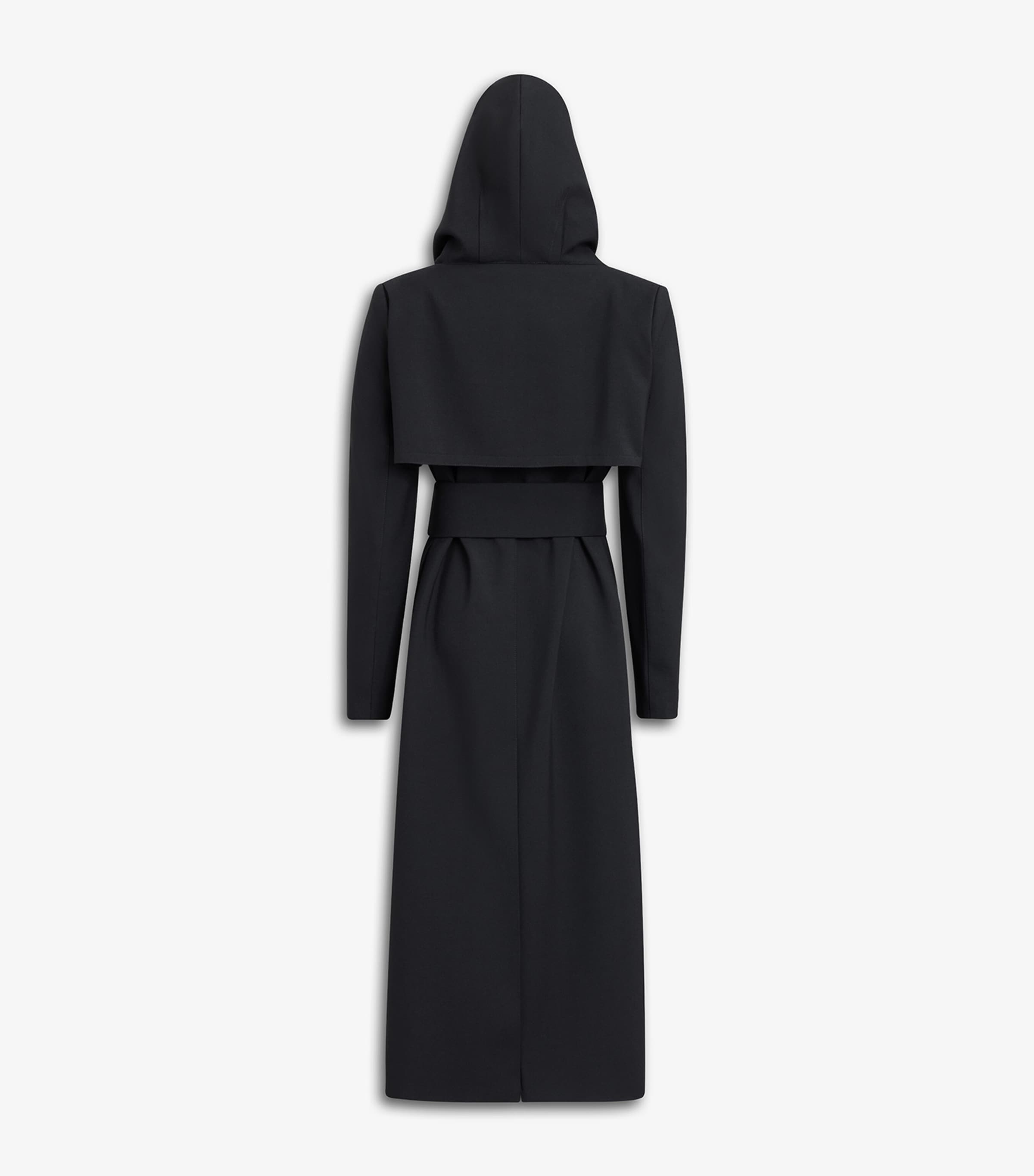 Wool-Blend Tailored Coat NOIR ALAIA Image 2