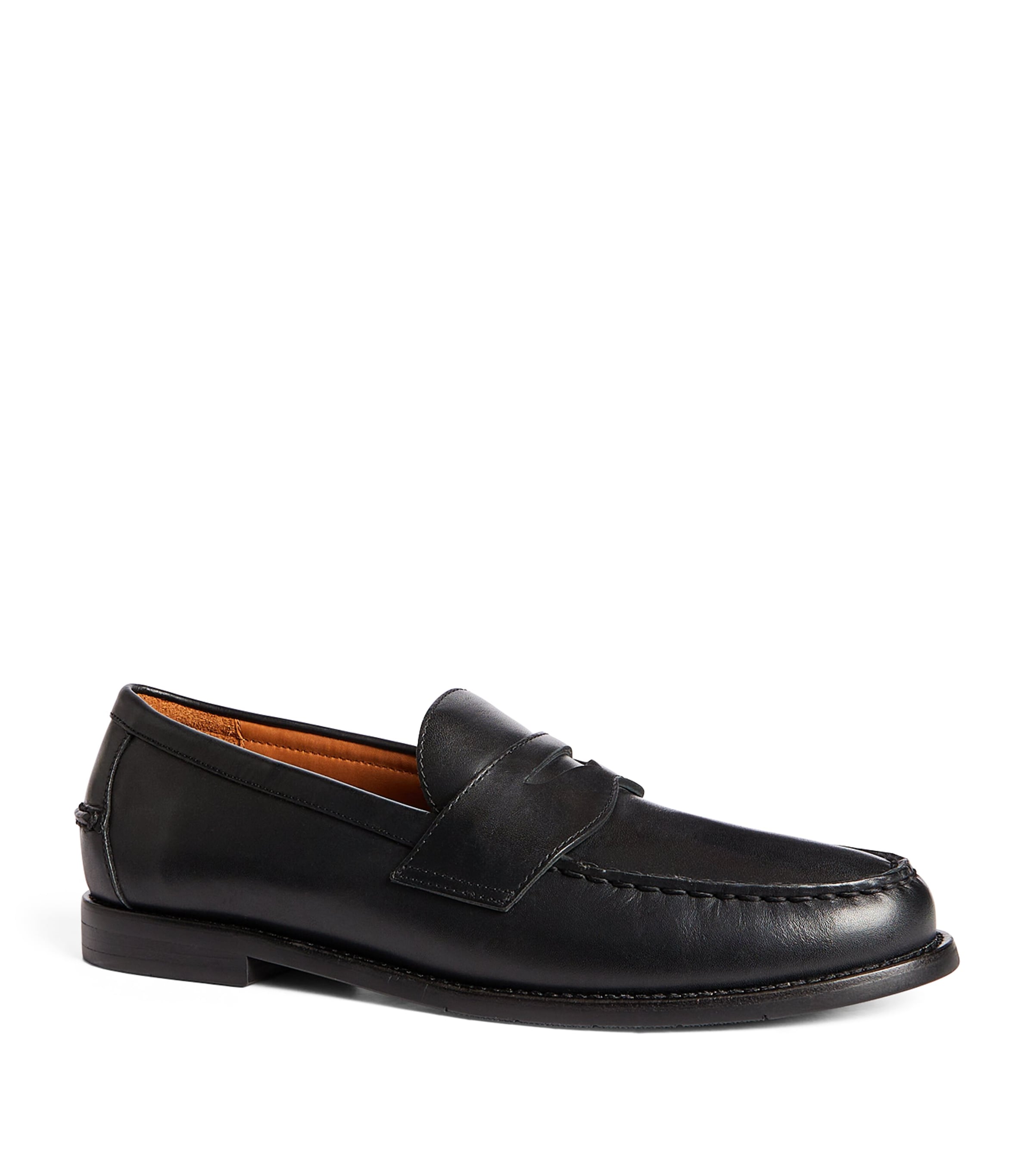Polo Ralph Lauren Black Penny Loafers | Harrods US