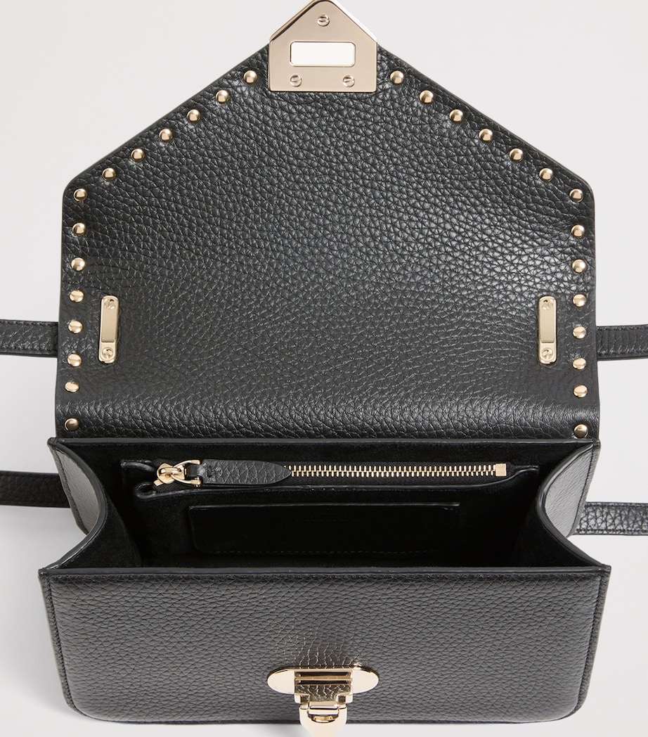 Valentino Garavani Grained Leather Rockstud Shoulder Bag Image 5